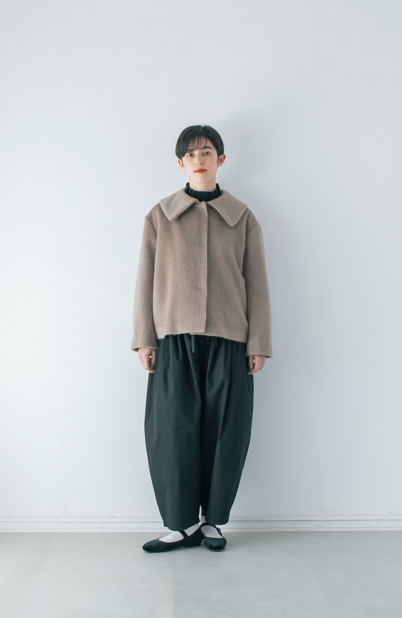 ワイドカラーショートコート(2024 Autumn Winter Collection)