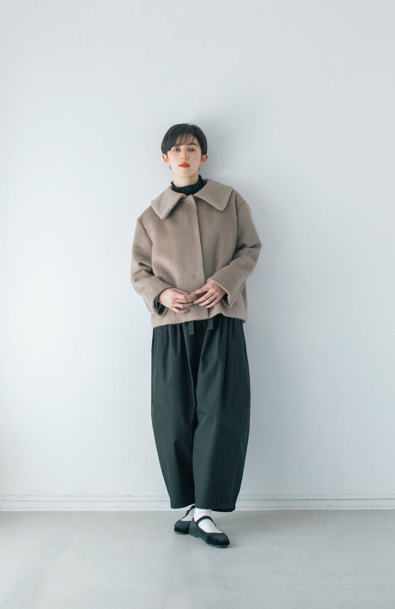 ワイドカラーショートコート(2024 Autumn Winter Collection)