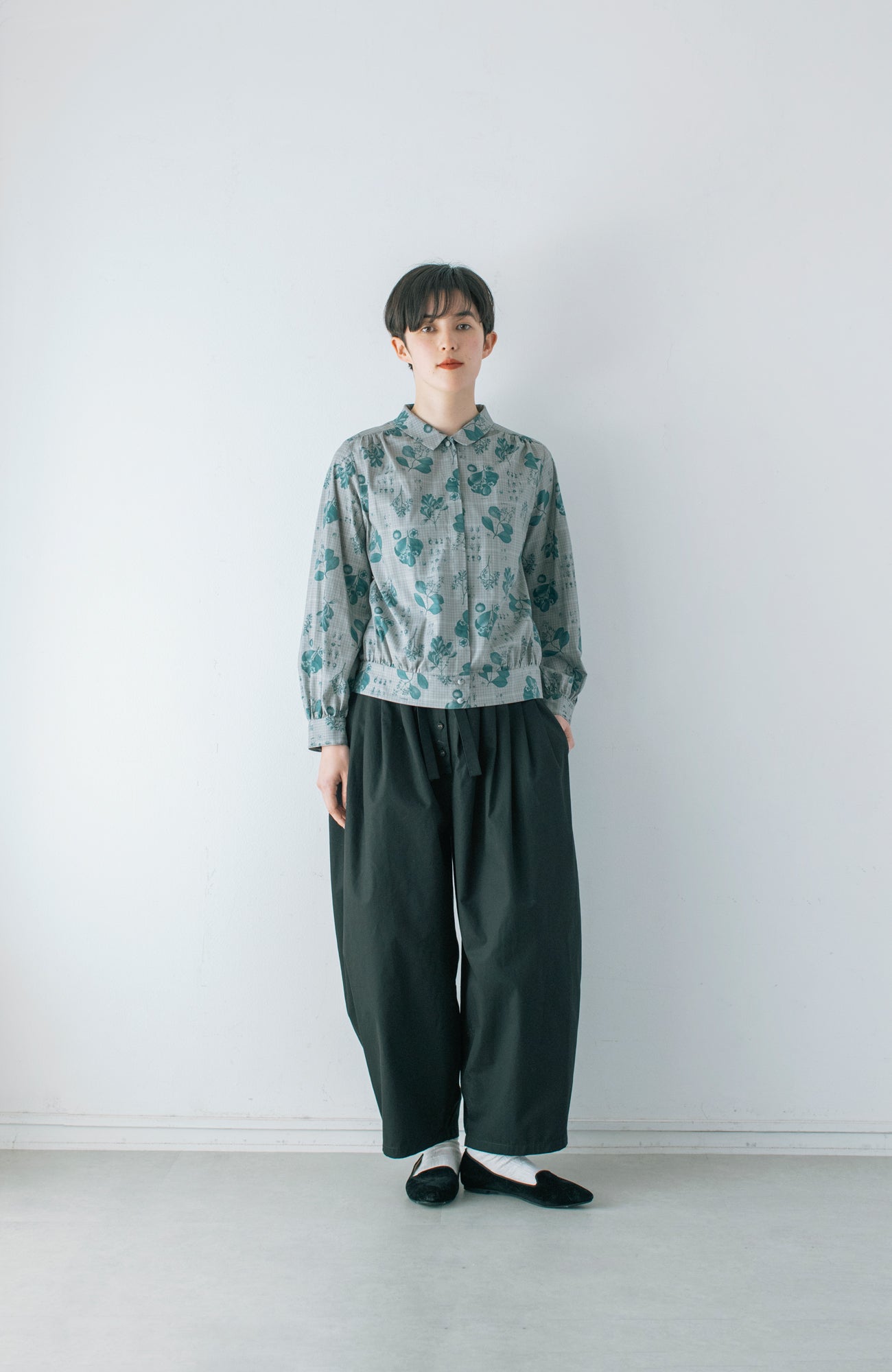 "Plant Notes" Blouse (2024 Autumn Winter Collection)