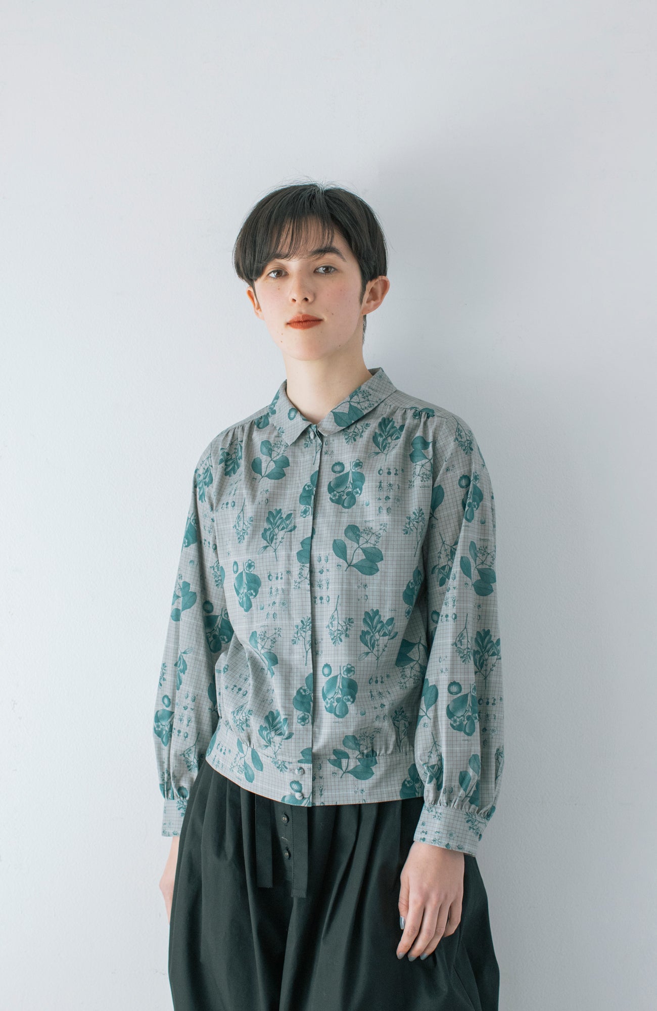 "Plant Notes" Blouse (2024 Autumn Winter Collection)