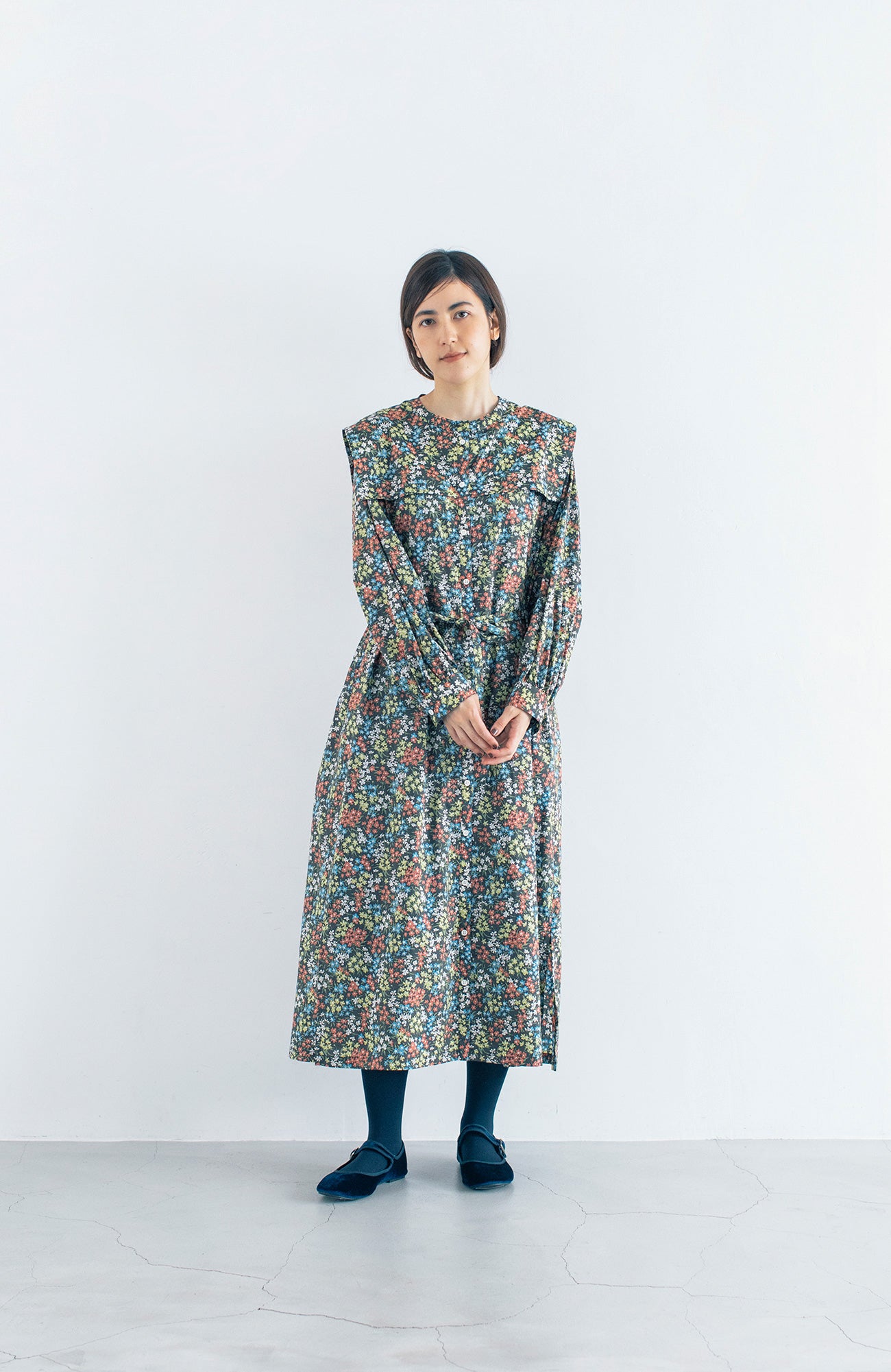 LIBERTY PRINTワンピース(2023-2024 Winter & Pre-spring Collection)