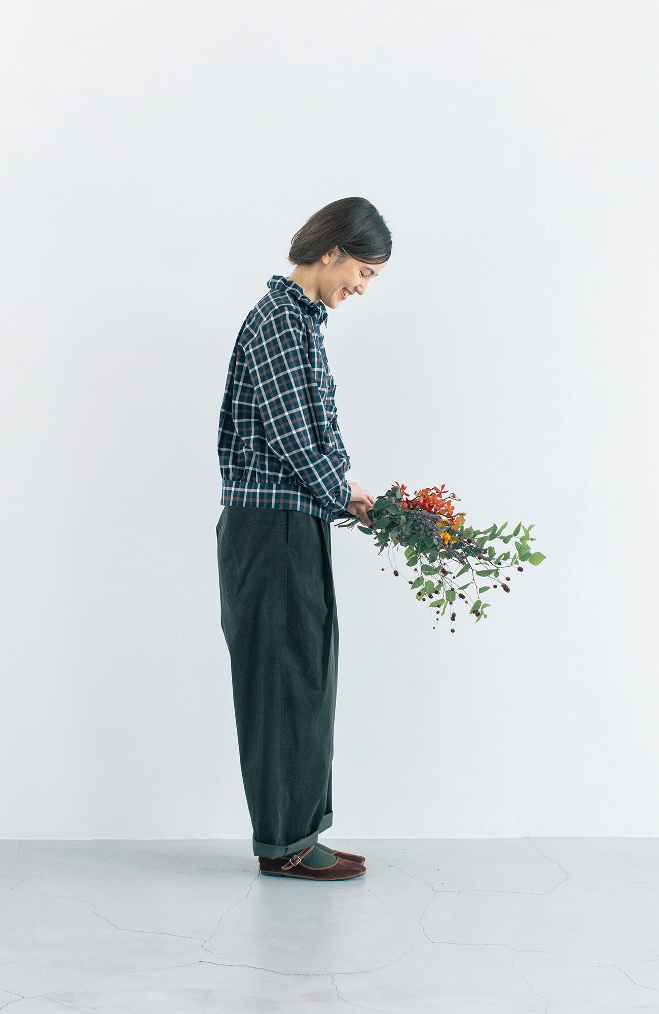 シャツコールワンタックパンツ(2023 Winter Collection)