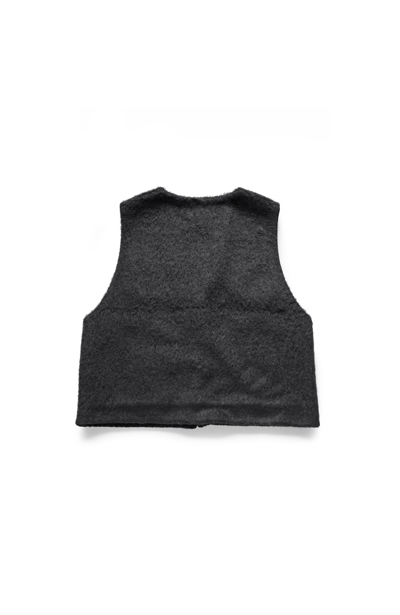 Shaggy x knit reversible vest (2024 Autumn Winter Collection)