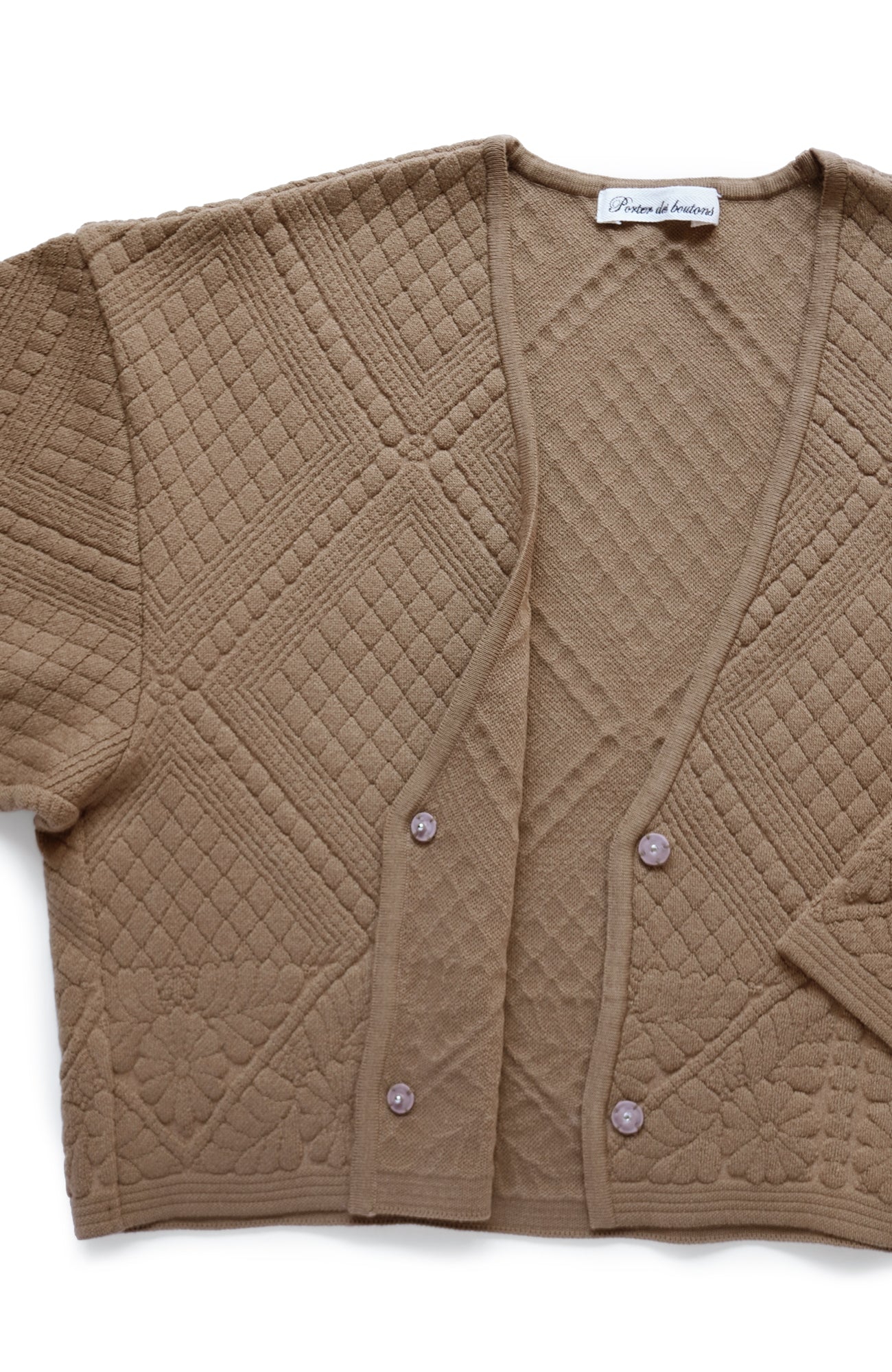 Quilted knit jacket (2024 Autumn Winter Collection)