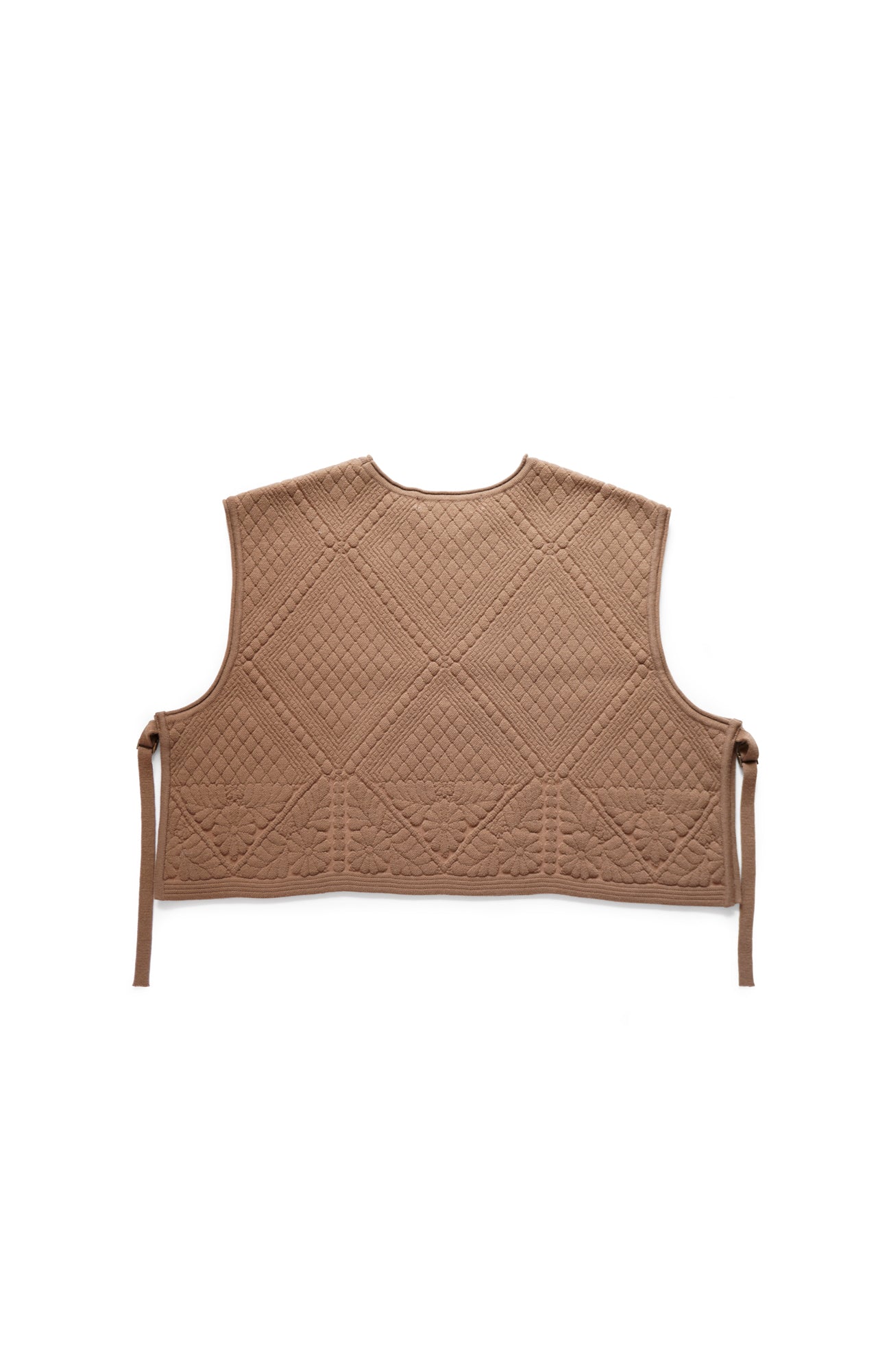 Quilted knit vest (2024 Autumn Winter Collection)