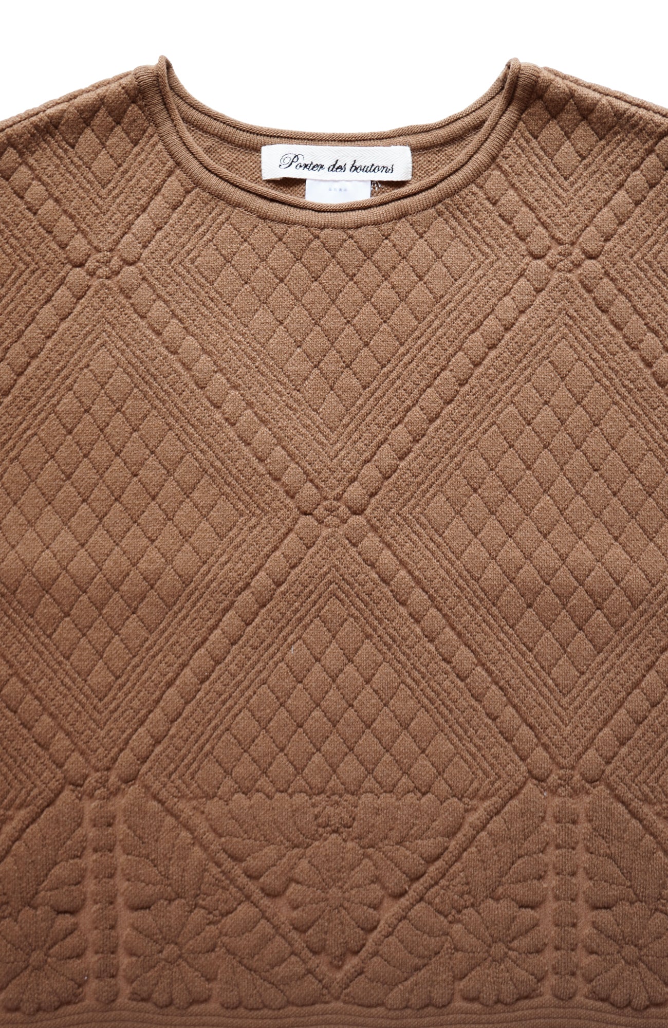 Quilted knit vest (2024 Autumn Winter Collection)