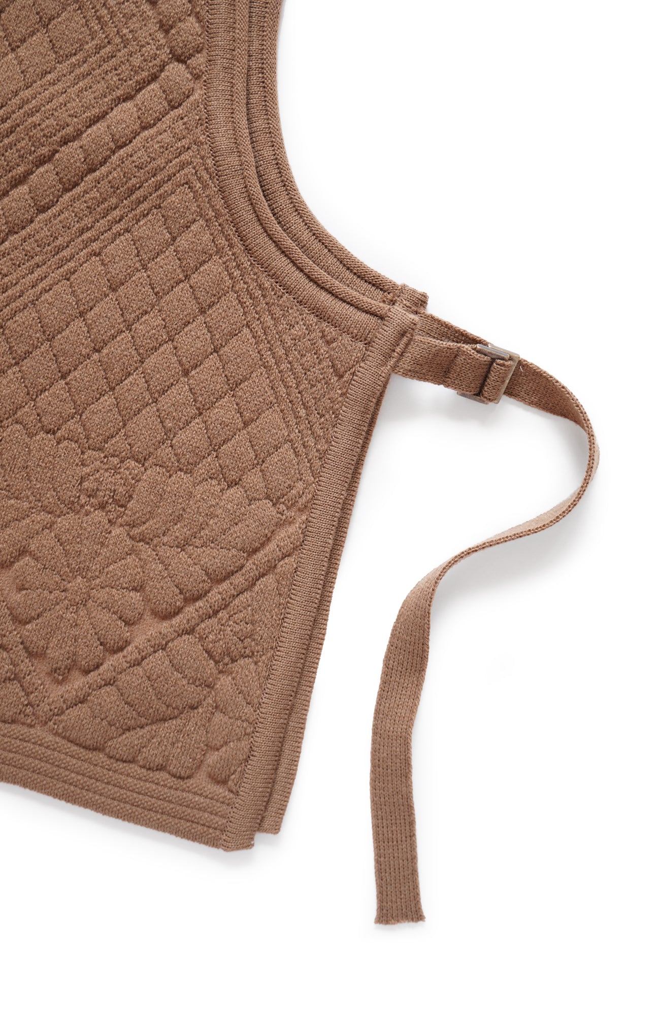 Quilted knit vest (2024 Autumn Winter Collection)