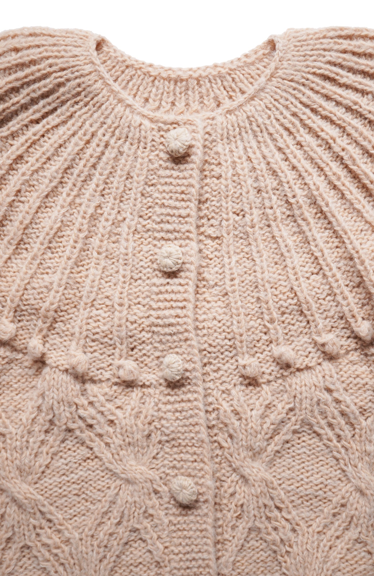 Hand-knitted 2-way knit (2024 Autumn Winter Collection)