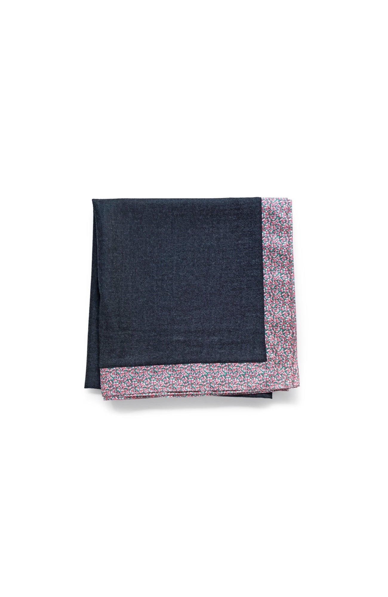 LIBERTY PRINT Trimmed Square Stole (2024 Autumn Winter Collection)