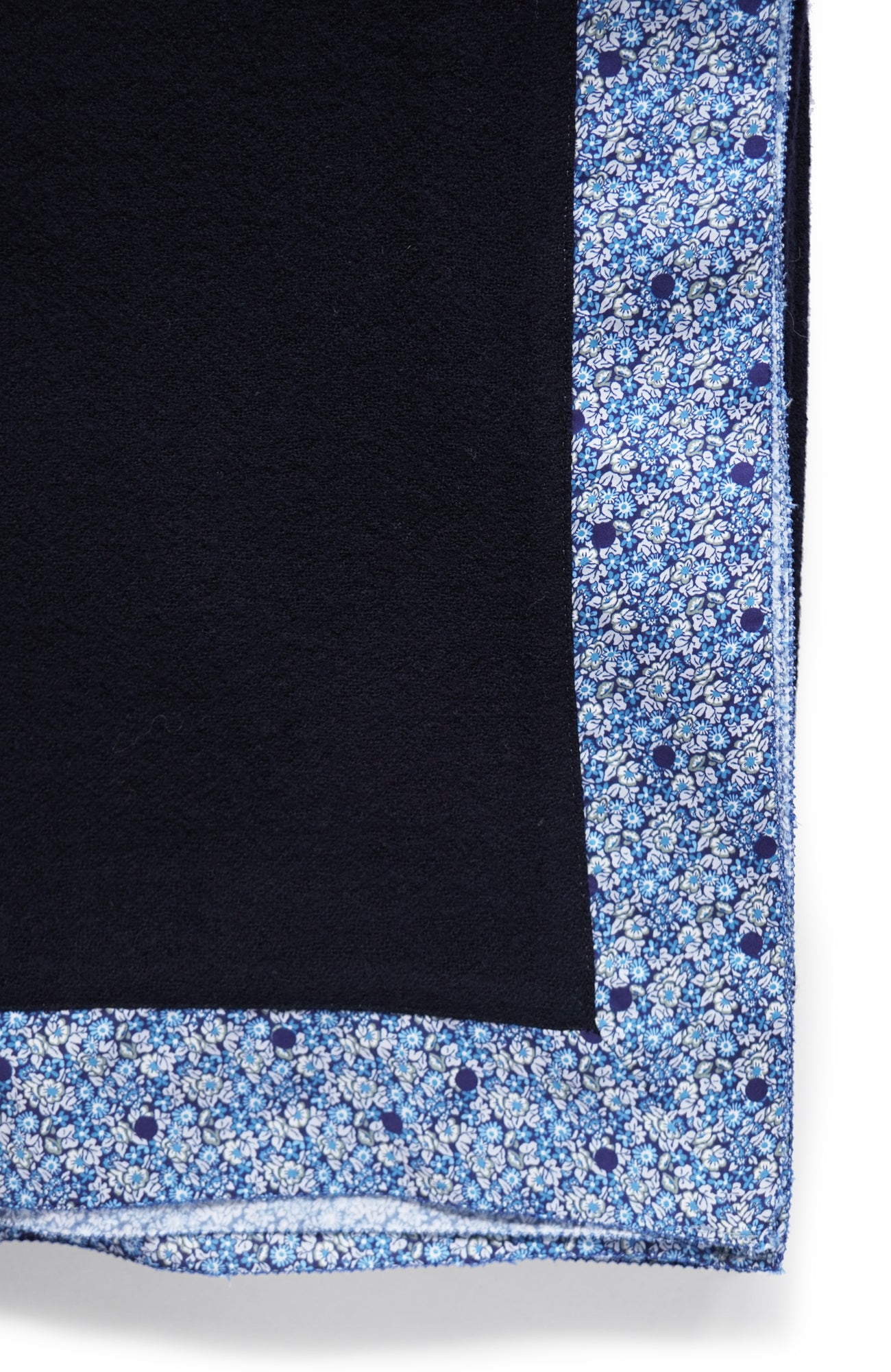 LIBERTY PRINT Trimmed Square Stole (2024 Autumn Winter Collection)