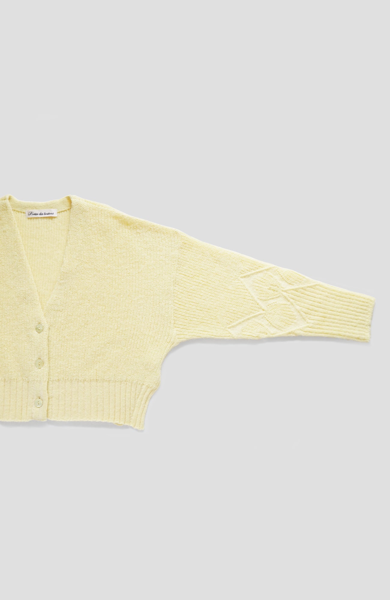 Shaggy knit cardigan (2024-25 Winter &amp; Pre-Spring Collection)