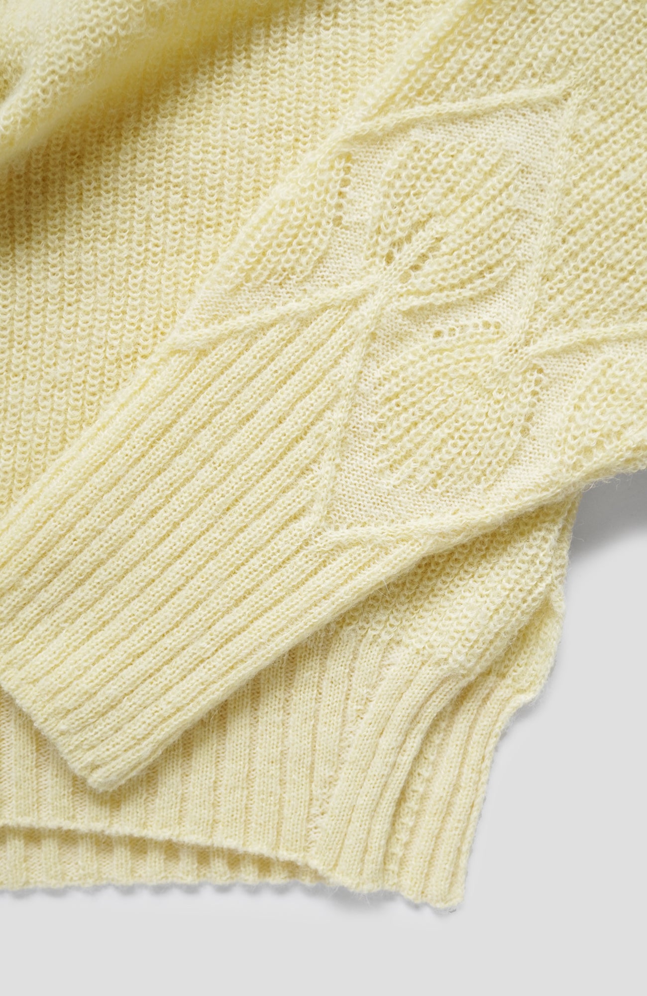 Shaggy knit cardigan (2024-25 Winter &amp; Pre-Spring Collection)