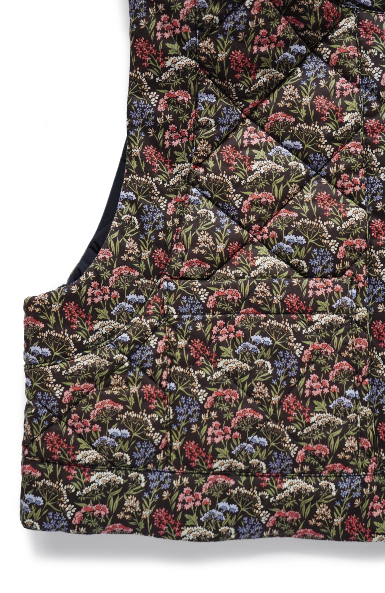 Reversible quilted short gilet (2024-25 Winter &amp; Pre-Spring Collection)