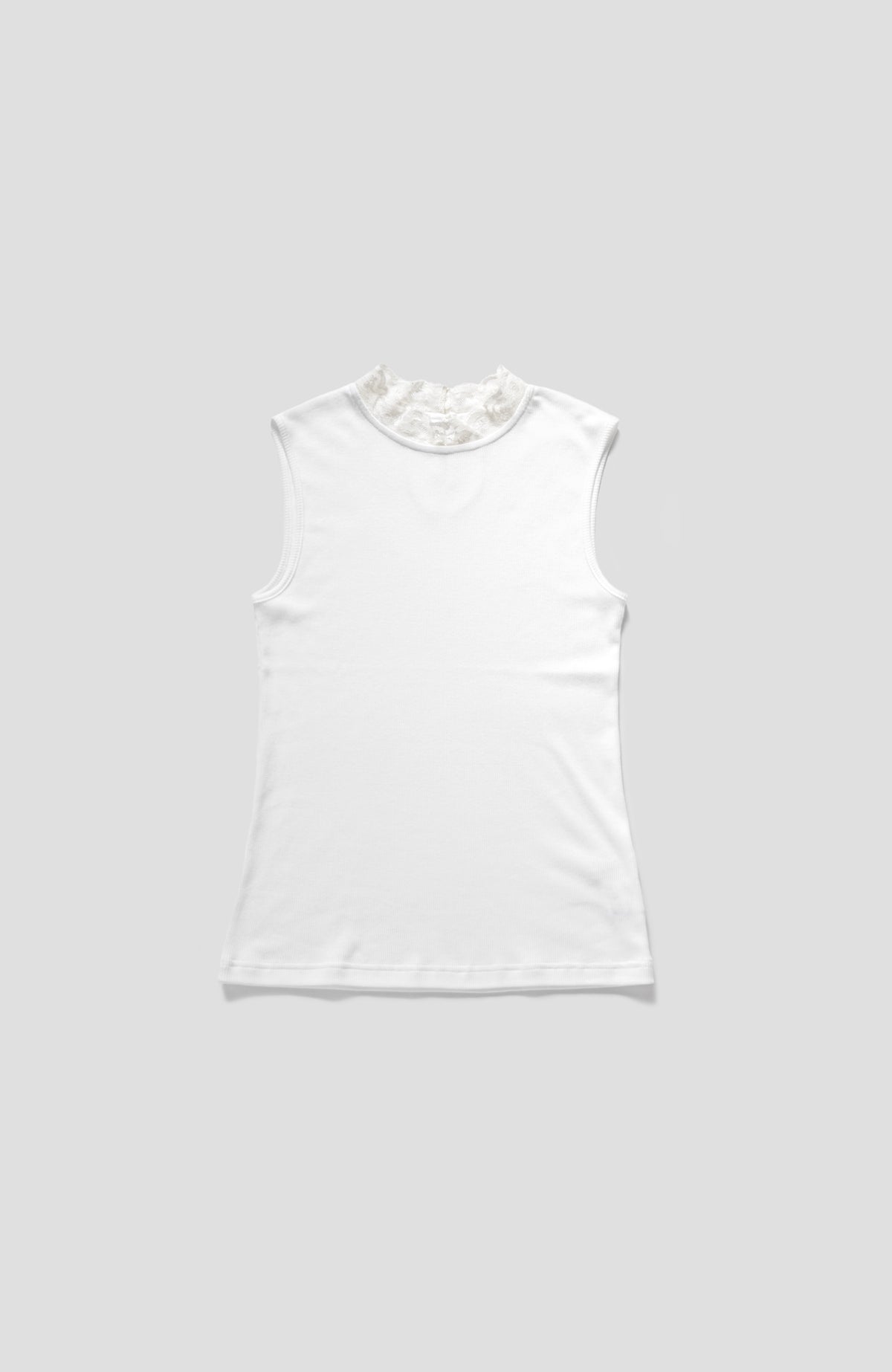 モックネックレーステレコノースリーブ(2025 Spring Collection)