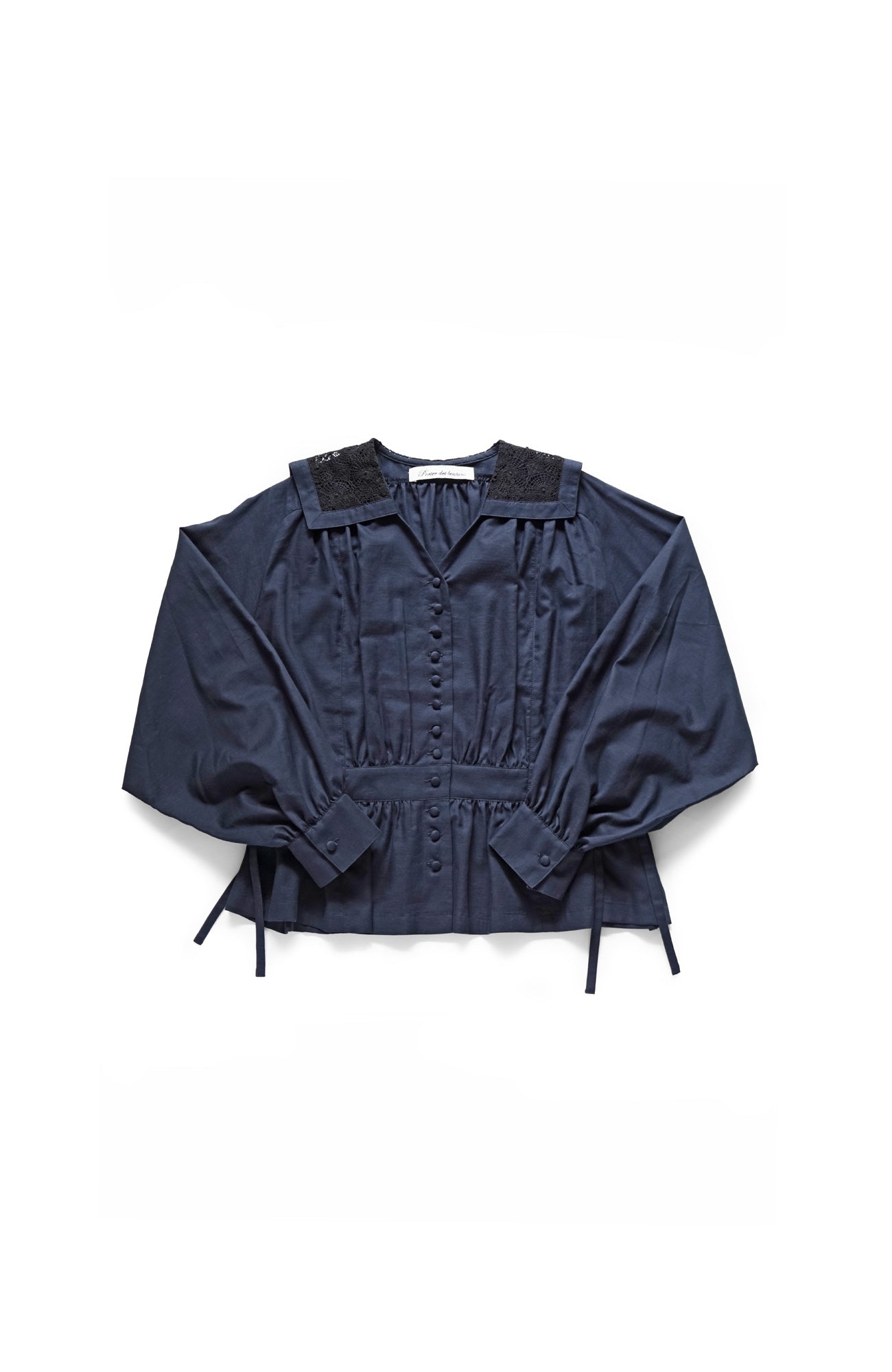 Lace Sailor Collar Blouse (2025 Autumn &amp; Winter Collection)
