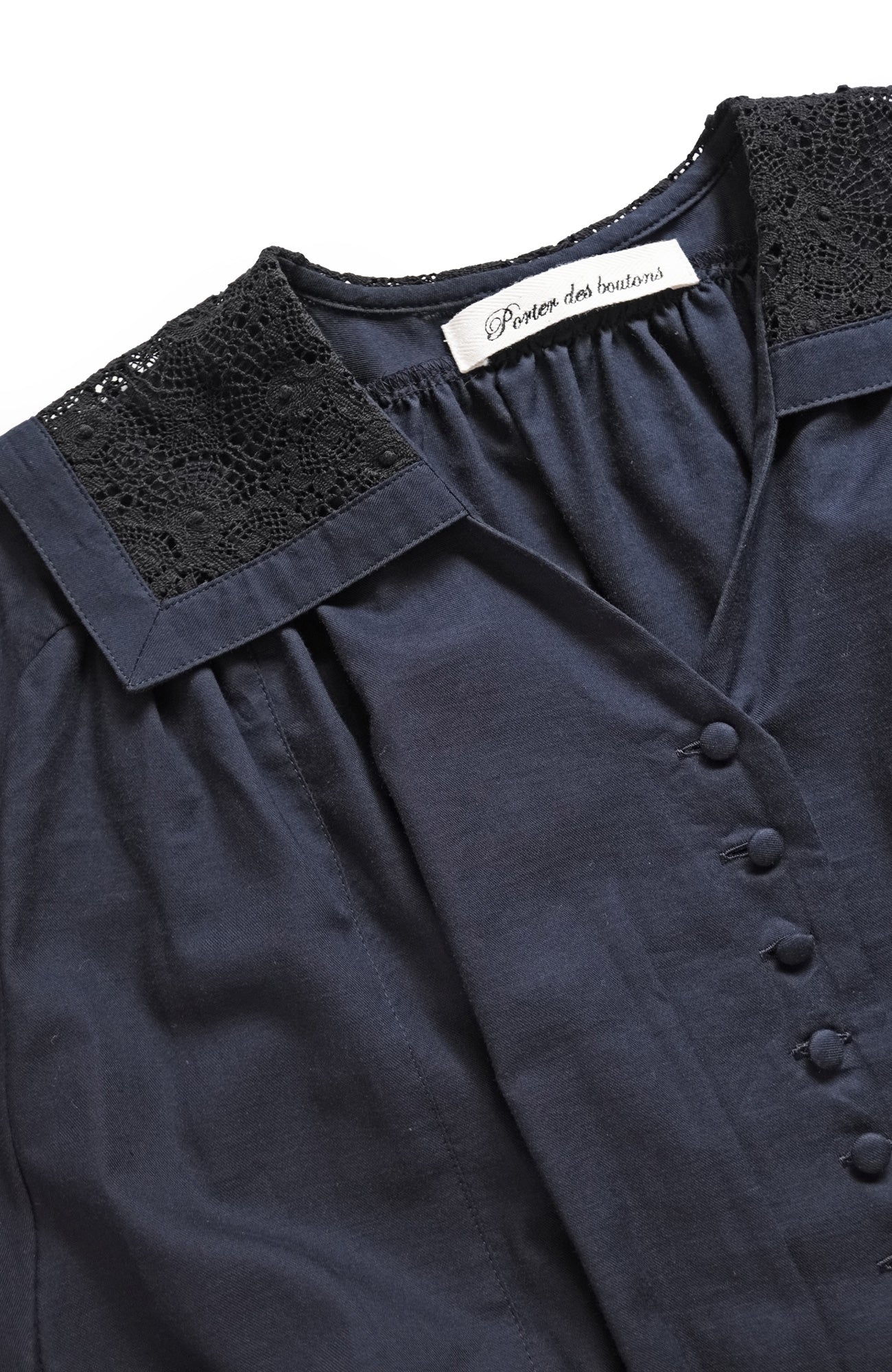 Lace Sailor Collar Blouse (2025 Autumn &amp; Winter Collection)