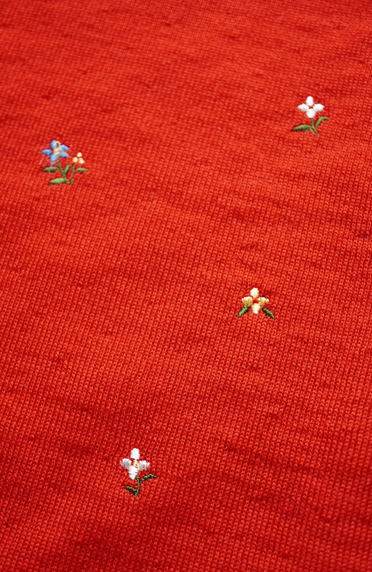 flower刺繍ポロカラーニットカーディガン(2025 Autumn & Winter Collection)