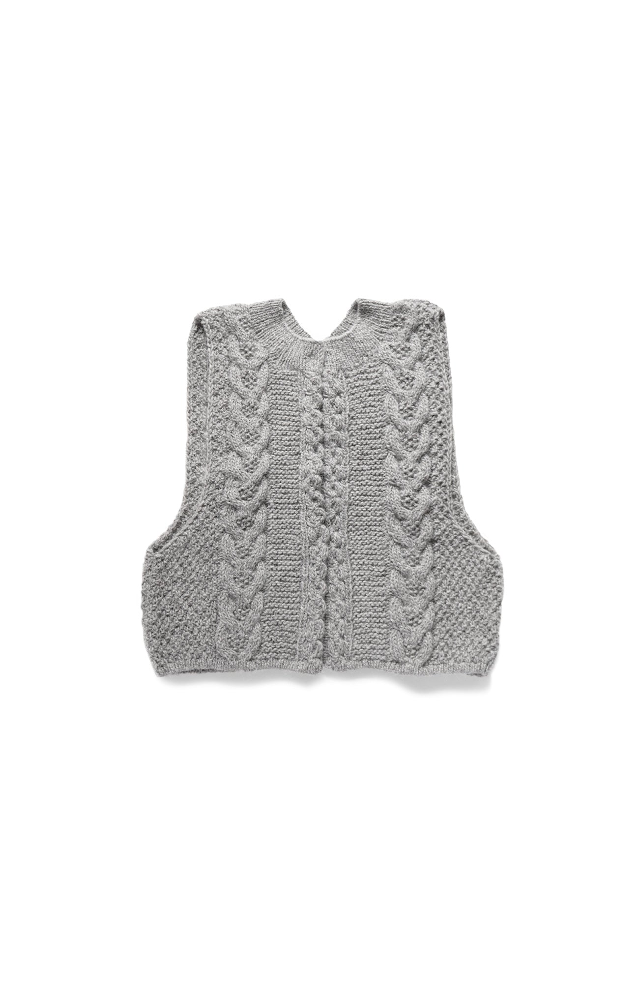 手編み2wayニットベスト(2025 Autumn & Winter Collection)