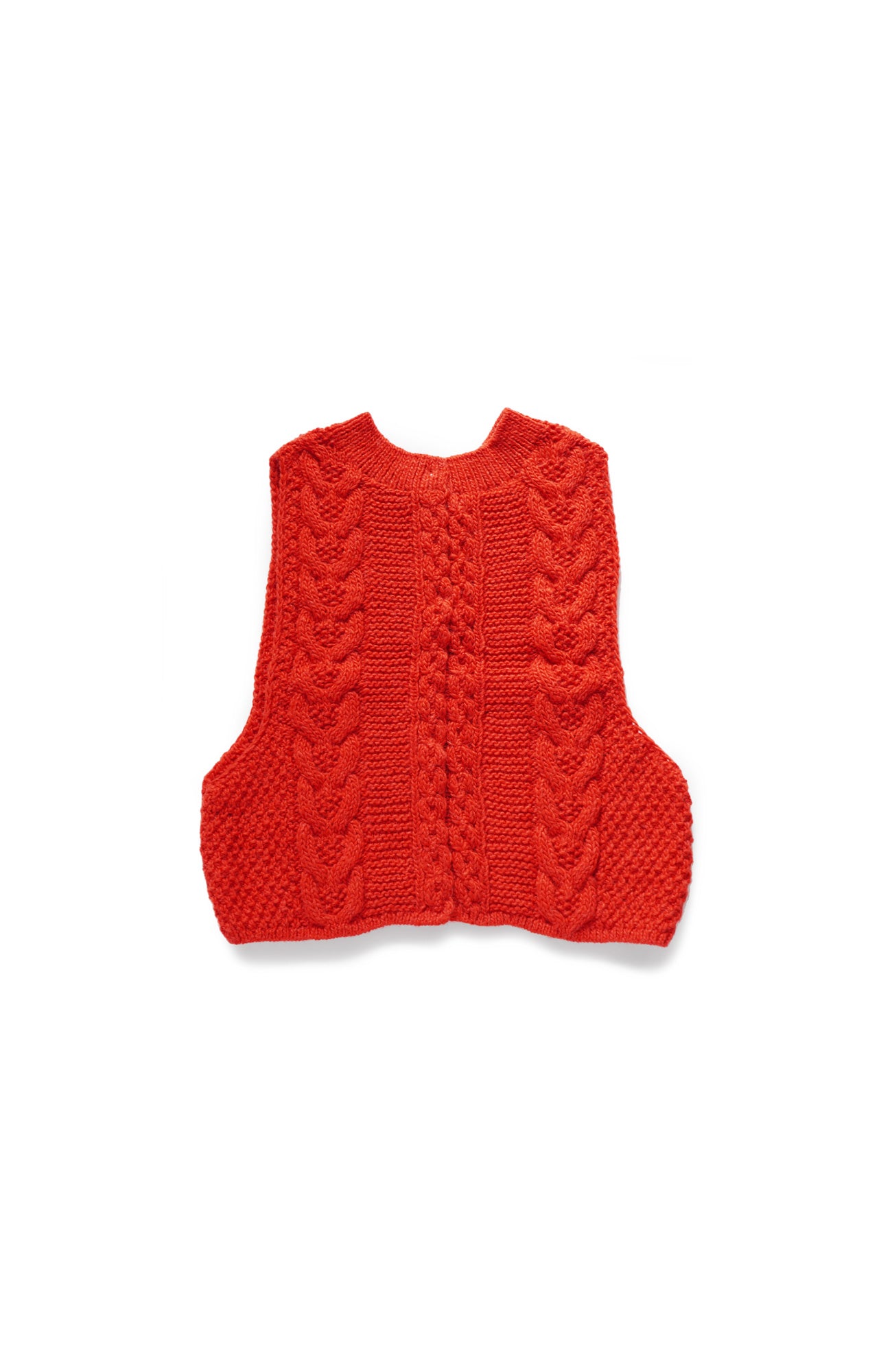 手編み2wayニットベスト(2025 Autumn & Winter Collection)