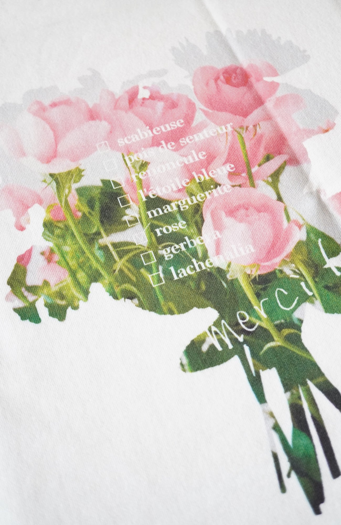 bouquet long sleeve T-shirt collar (2025 Autumn &amp; Winter Collection)