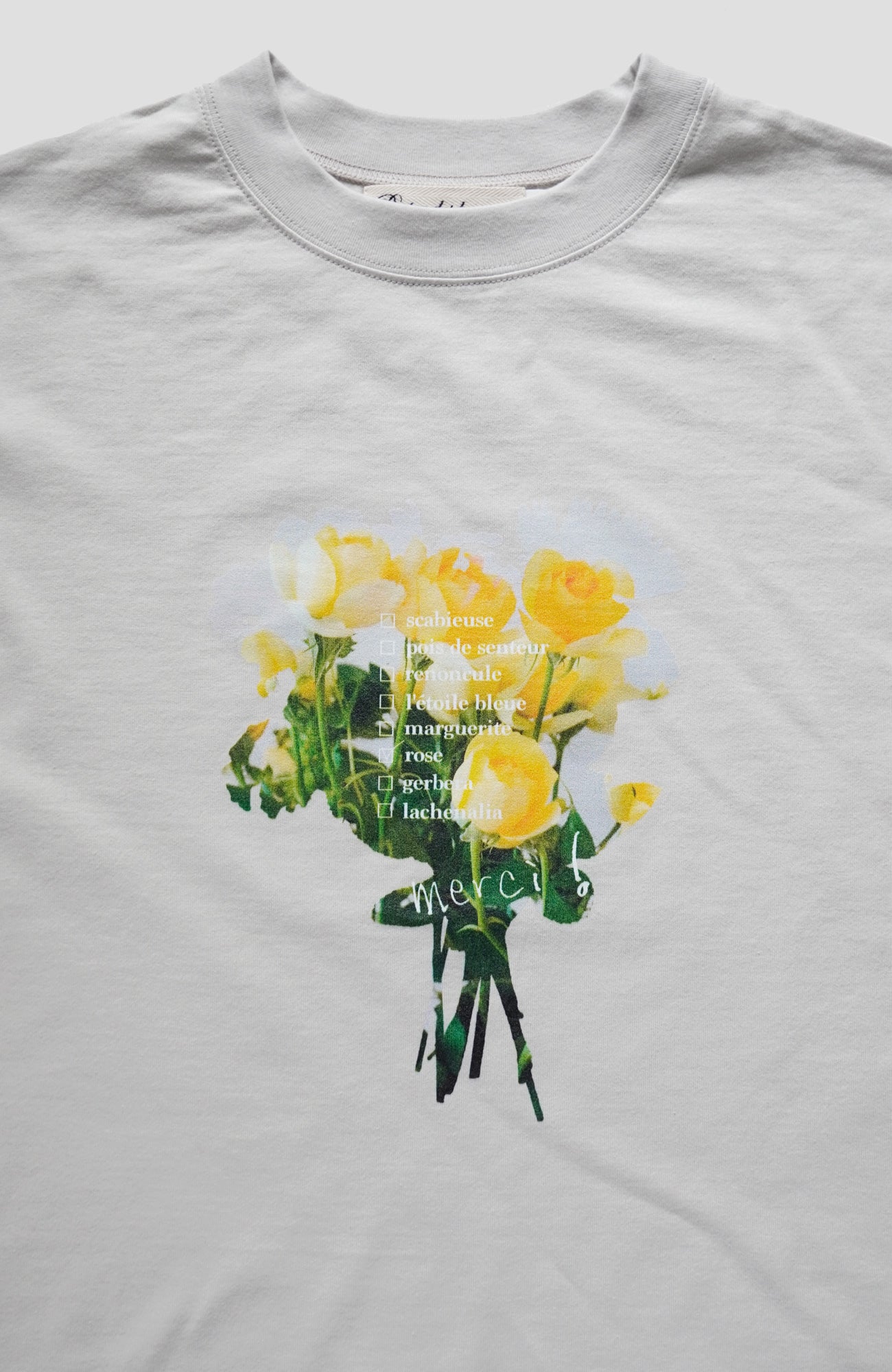 bouquet long sleeve T-shirt collar (2025 Autumn &amp; Winter Collection)
