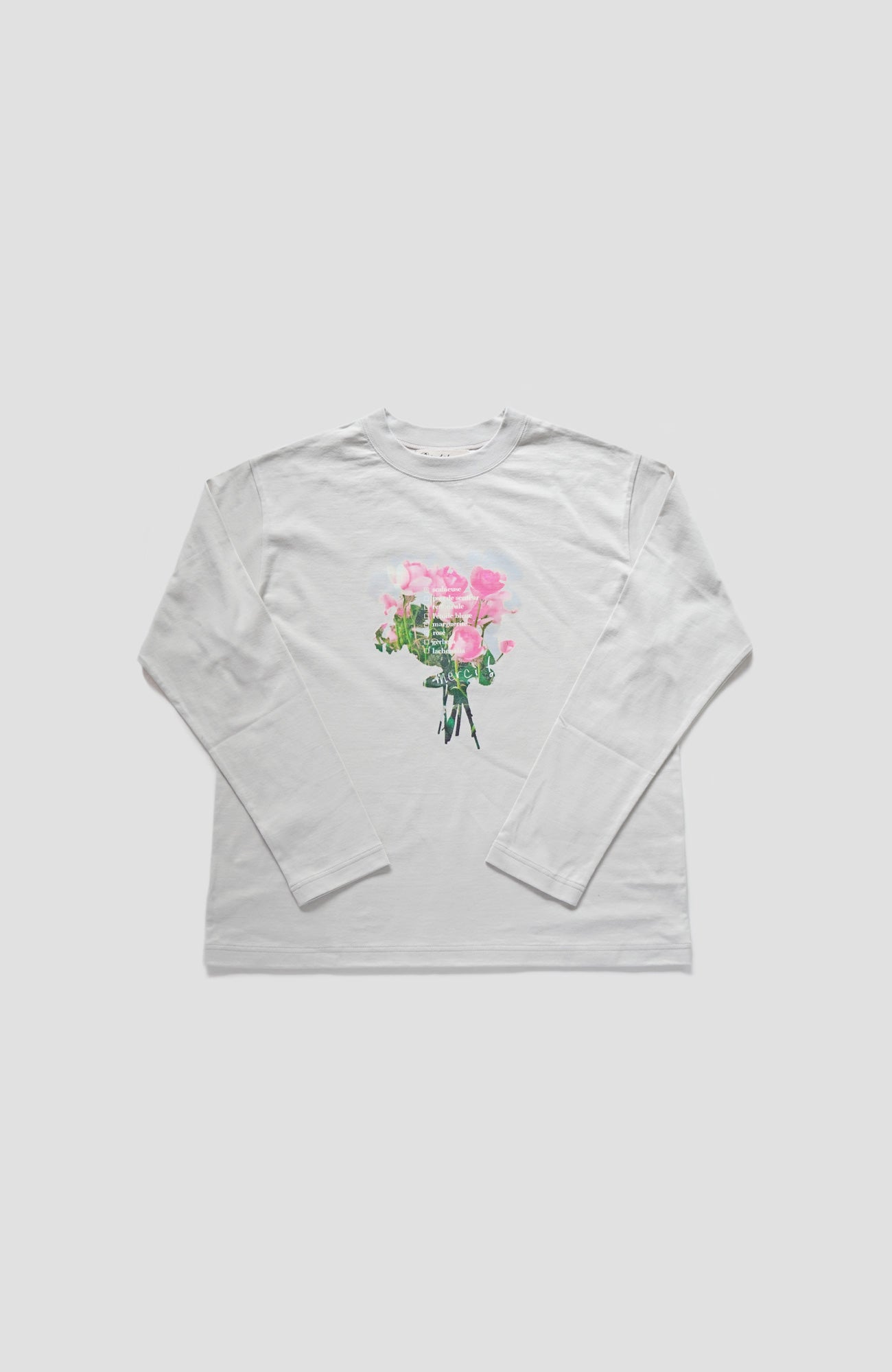 bouquet long sleeve T-shirt collar (2025 Autumn &amp; Winter Collection)