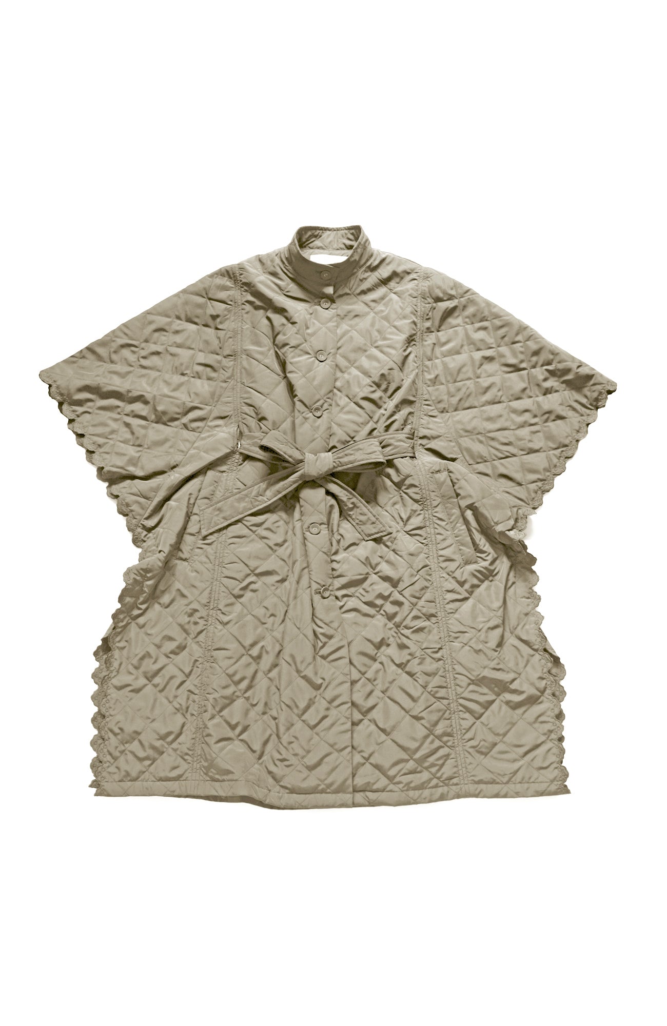 キルティングスカラップポンチョコート(2025-2026 Winter & Pre-spring Collection)