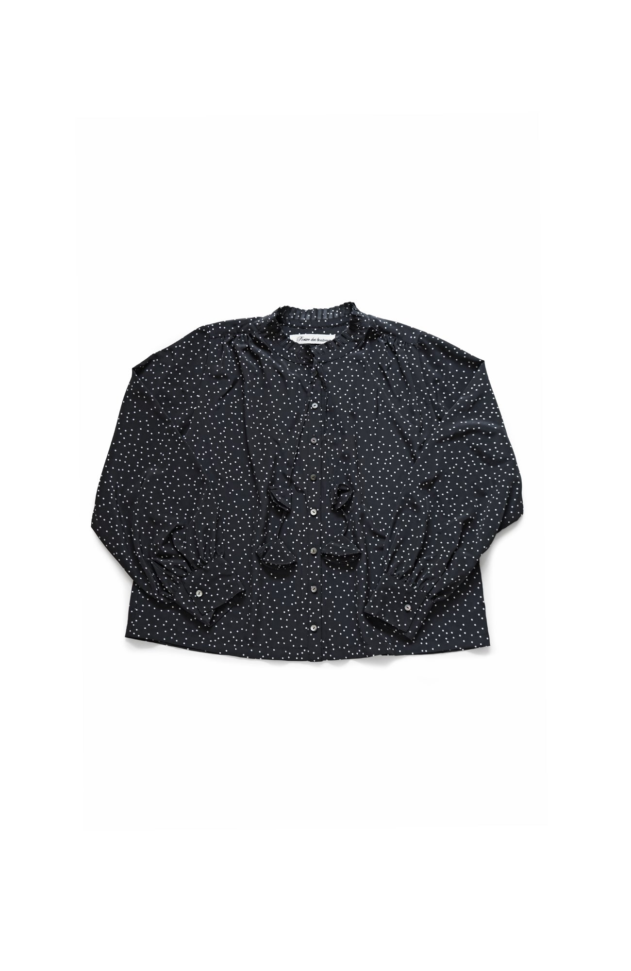 タックカラーブラウス/ドット(2025-2026 Winter & Pre-spring Collection)