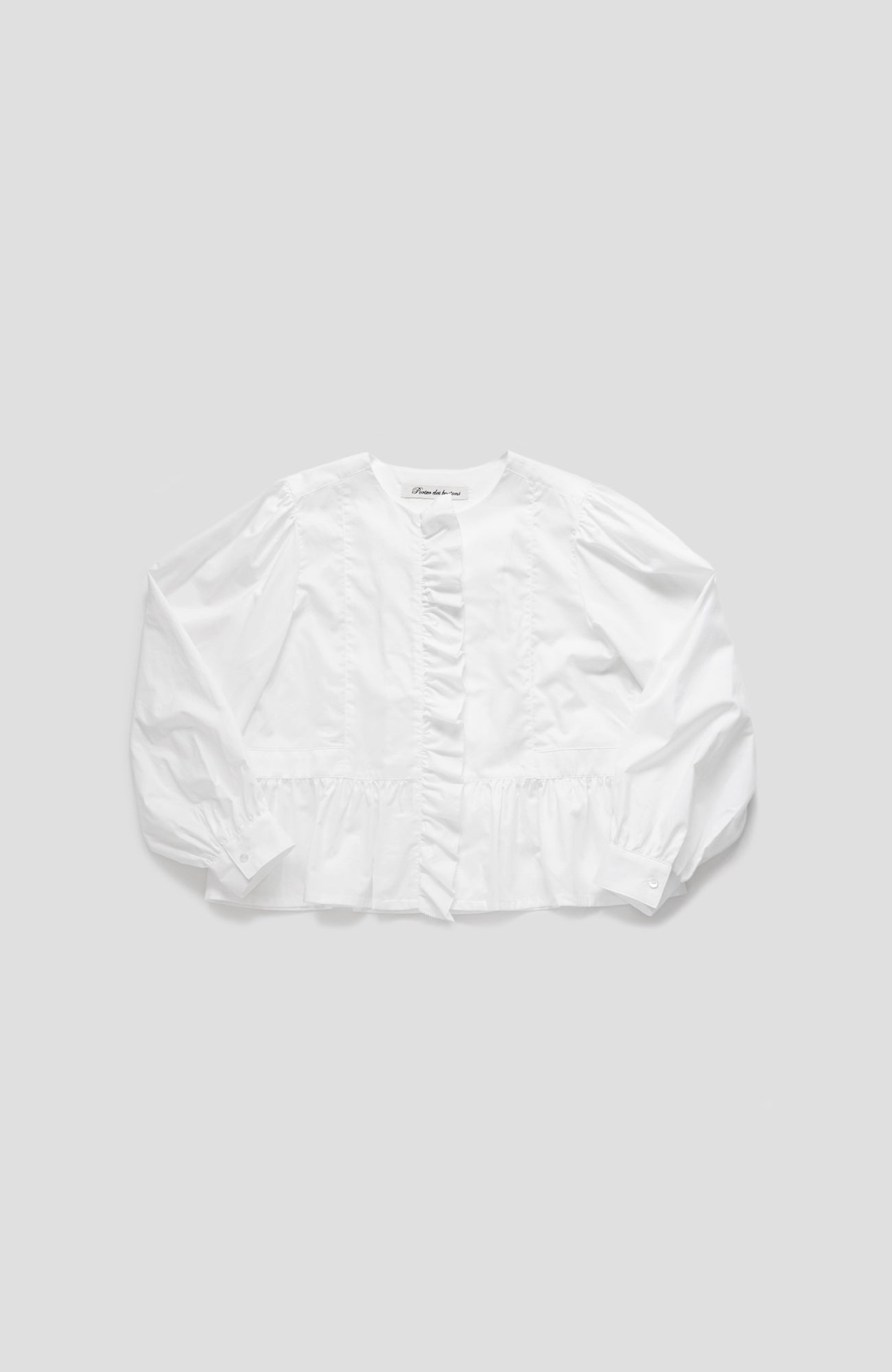 フロントフリルブラウス(2025-2026 Winter & Pre-spring Collection)