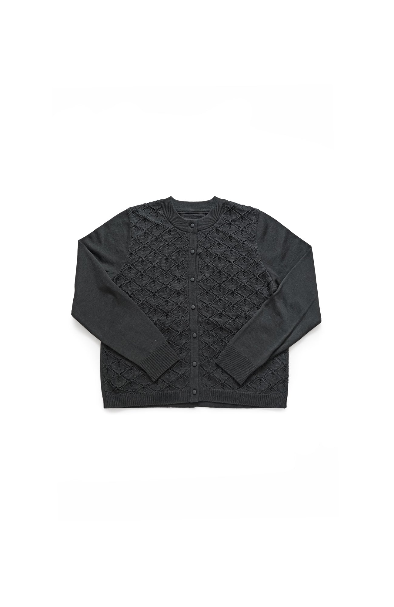 透かし編みバックスリットカーディガン(2025-2026 Winter & Pre-spring Collection)