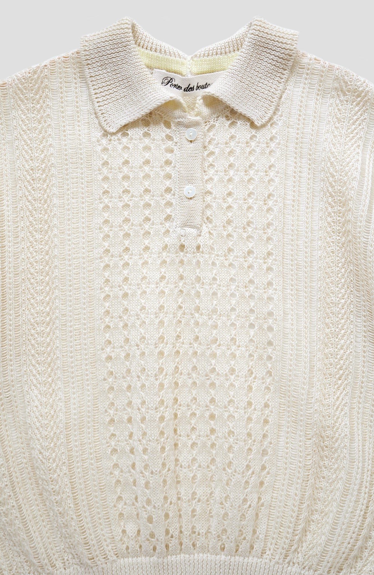 ポロカラーニット(2026 Spring Collection)