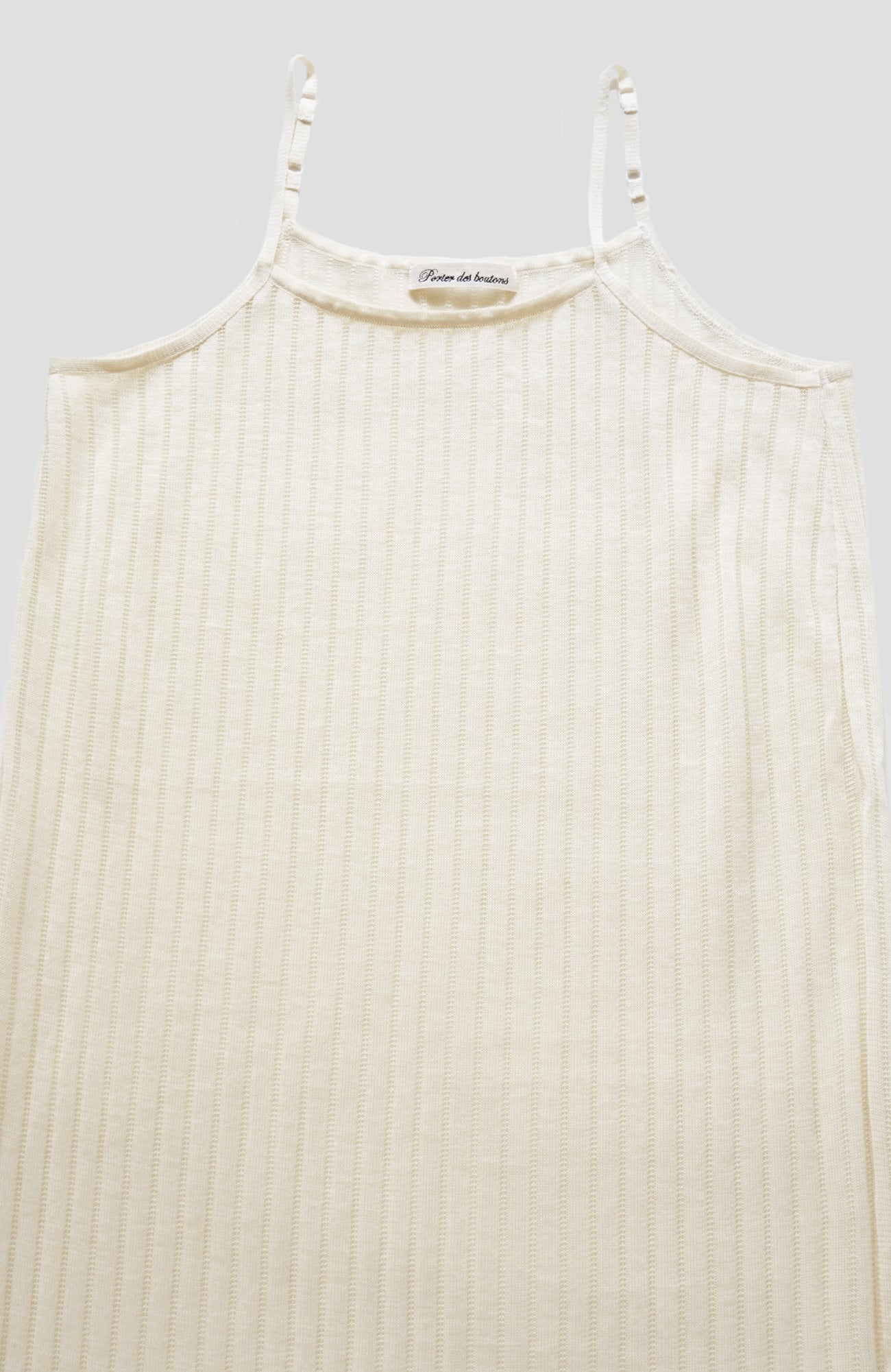 オーガニックラミーニットキャミドレス(2026 Spring Collection)