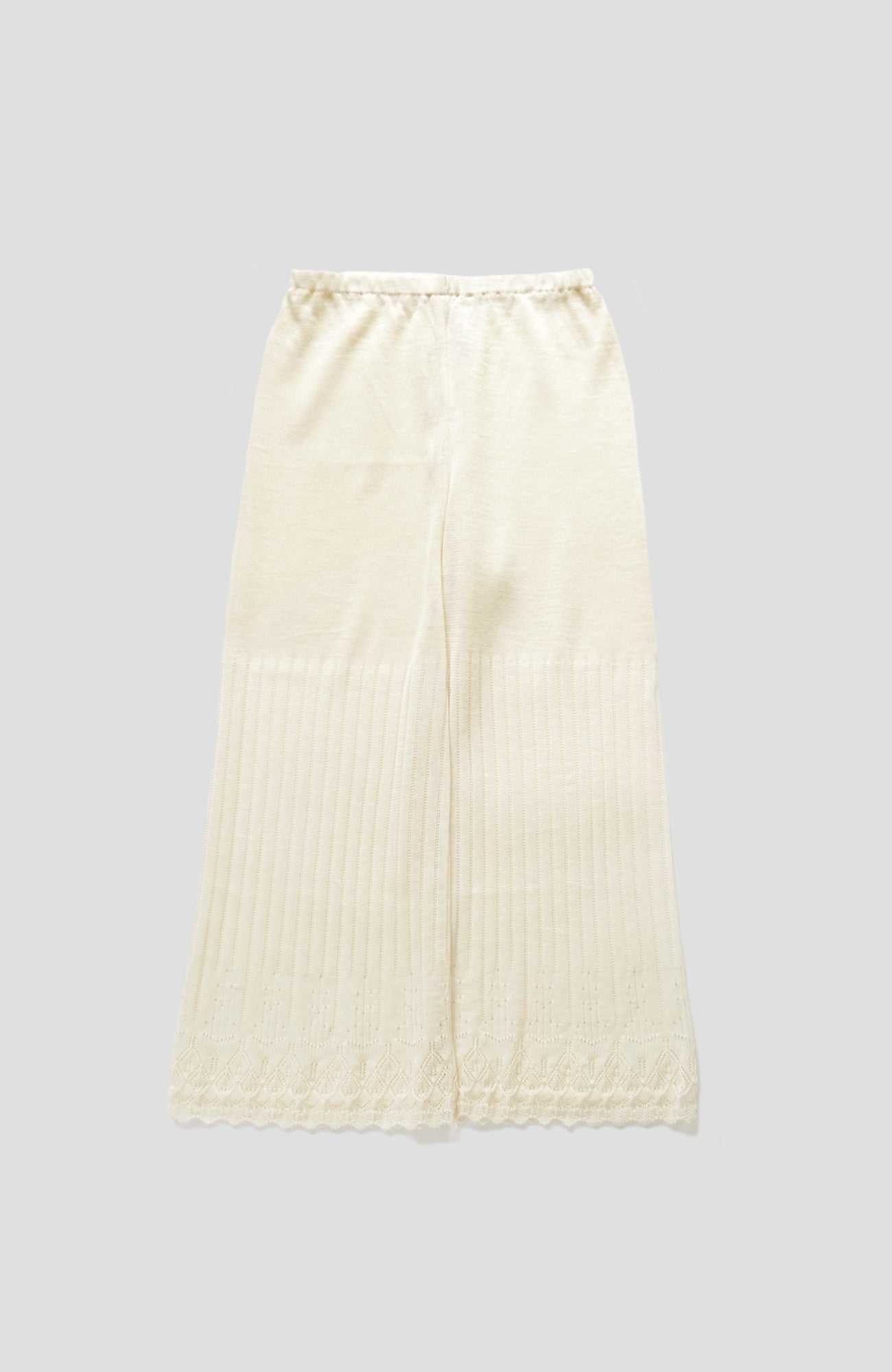 オーガニックラミーニットパンツ(2026 Spring Collection)