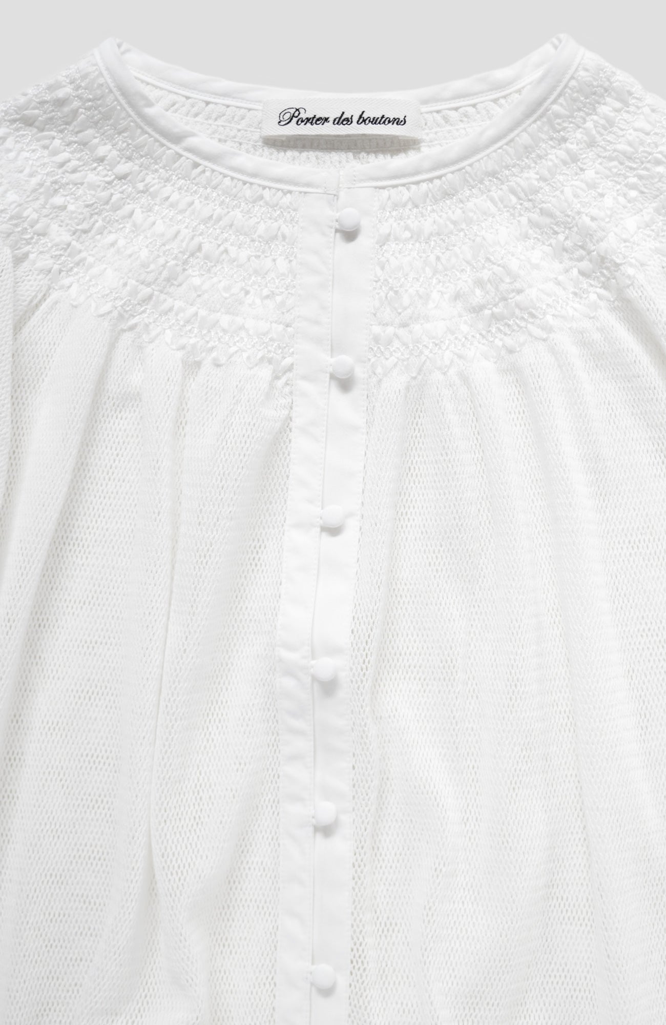 リボンスモッキングブラウス(2026 Spring Collection)