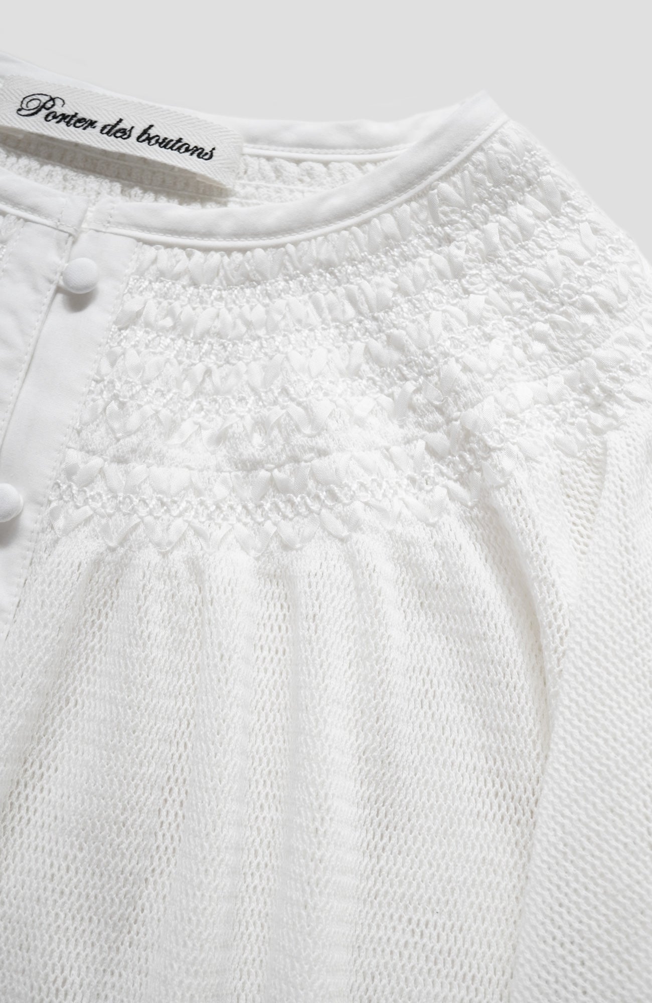 リボンスモッキングブラウス(2026 Spring Collection)