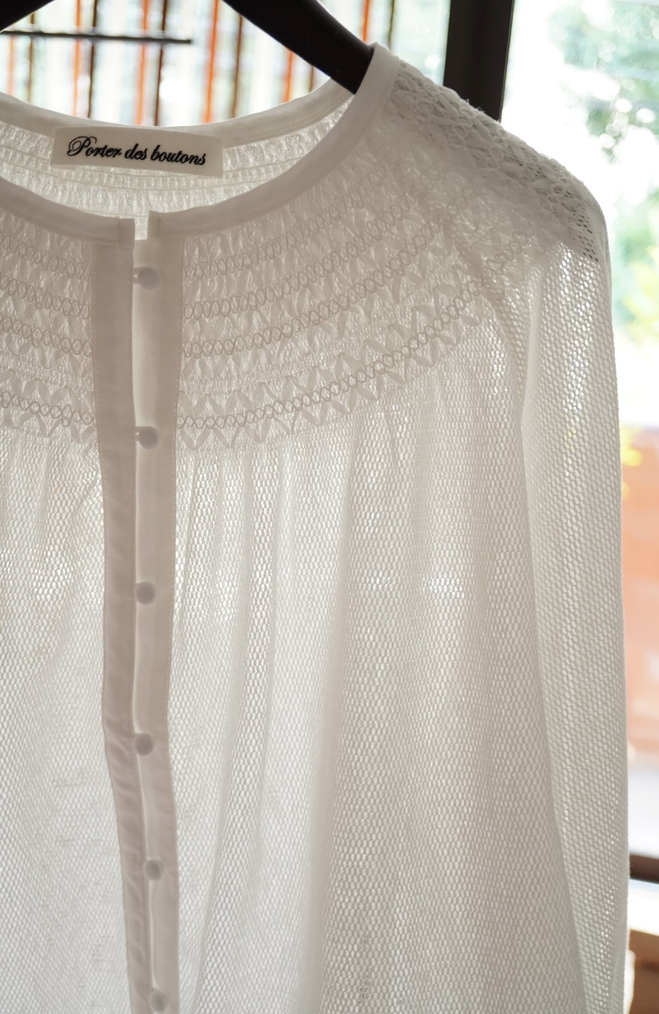 リボンスモッキングブラウス(2026 Spring Collection)