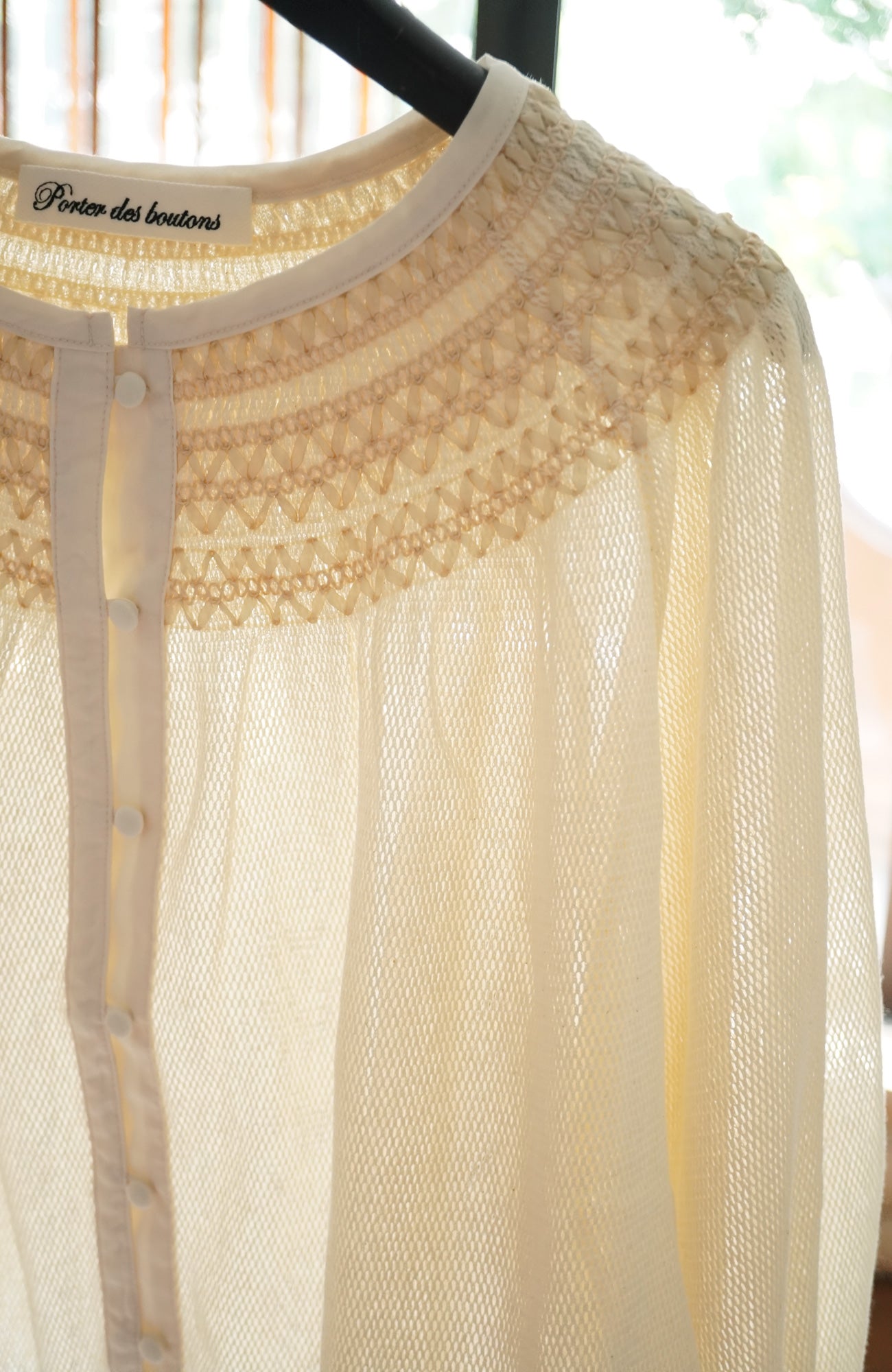 リボンスモッキングブラウス(2026 Spring Collection)