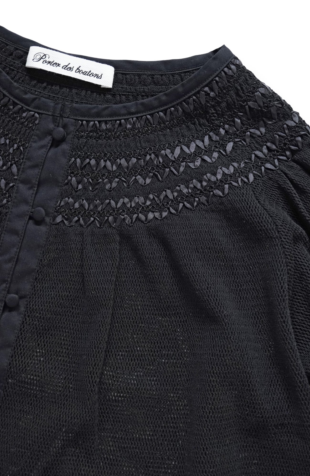 リボンスモッキングブラウス(2026 Spring Collection)