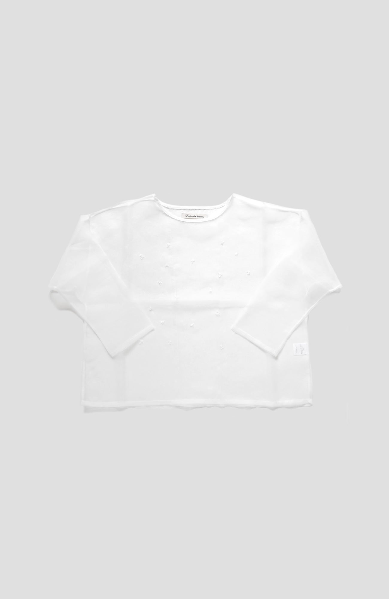 Petite fleurオーガンジープルオーバー(2026 Spring Collection)