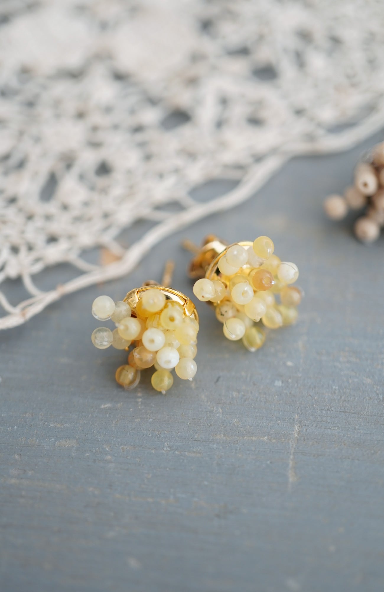 天然石カイユーピアス(2026 Spring Collection)