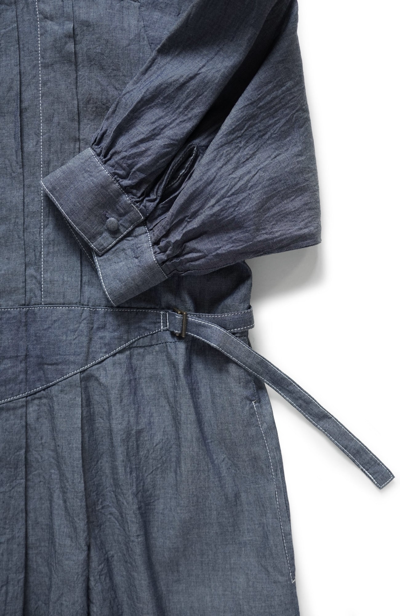 2.8ozデニムワイドタックワンピース(2026 Summer Collection)