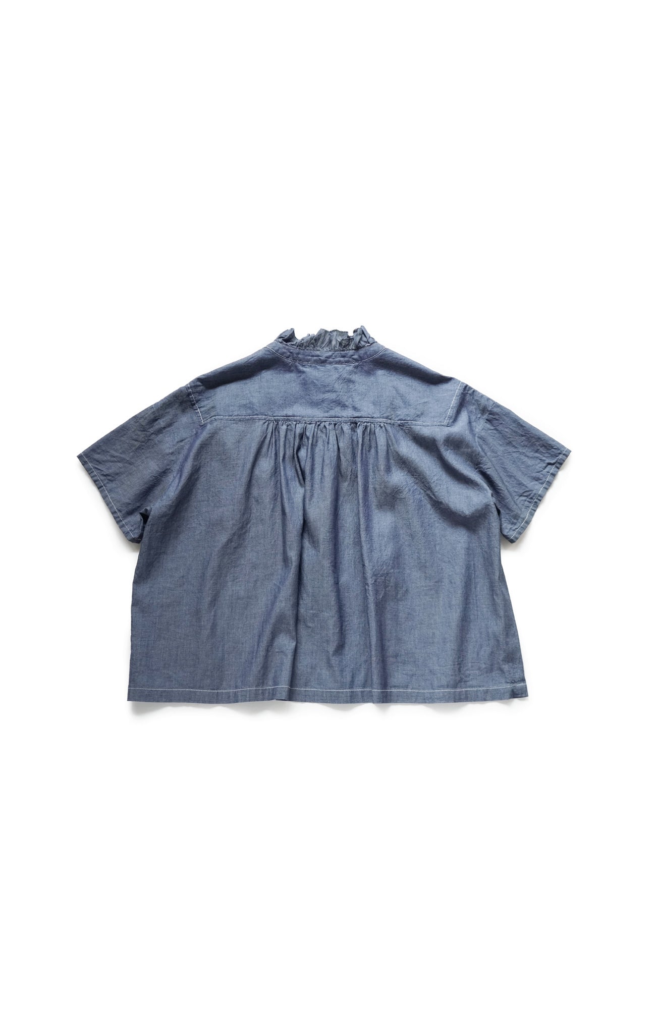 2.8ozデニムタッセルブラウス(2026 Summer Collection)