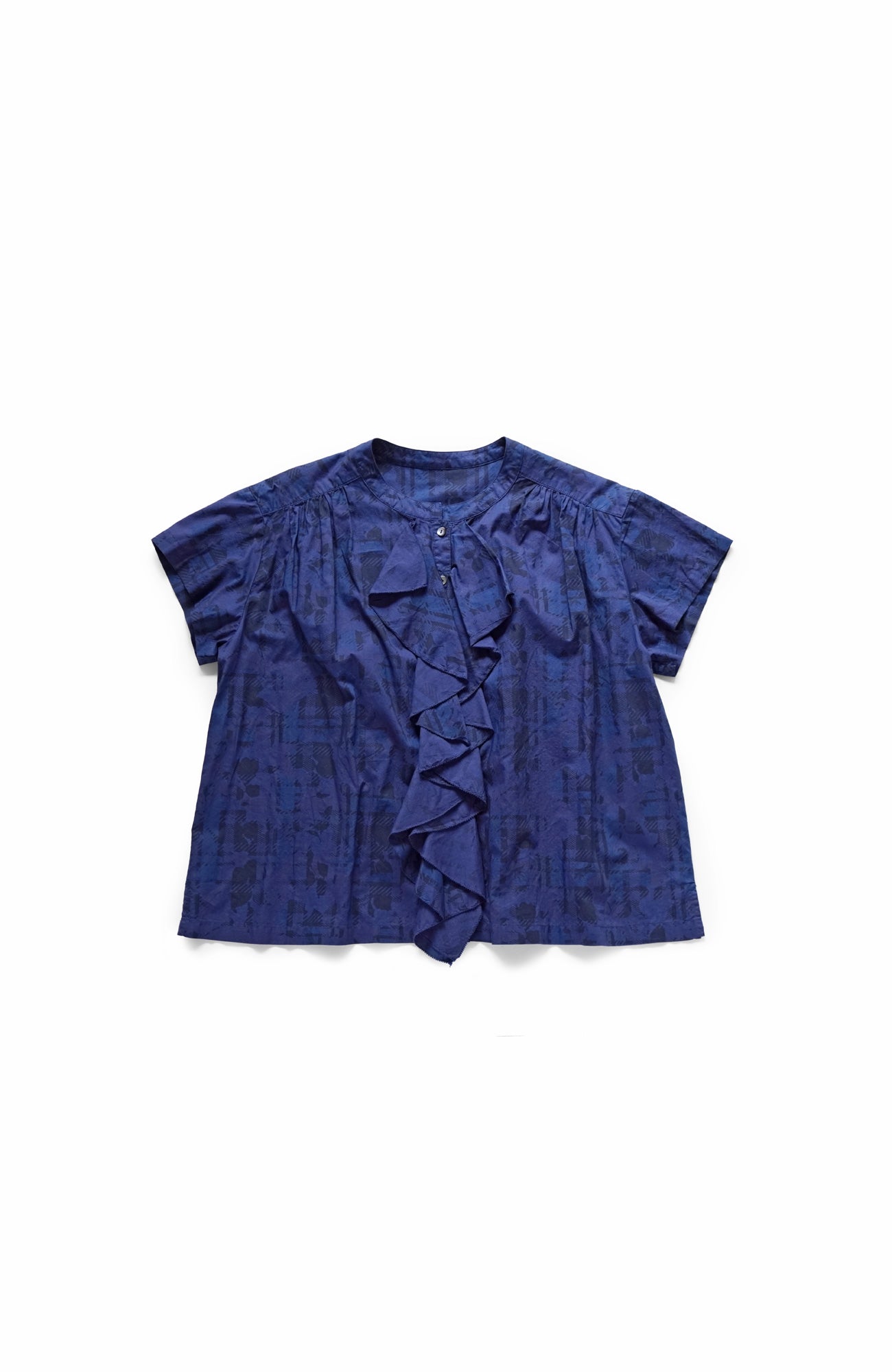 LIBERTY PRINTフロントラッフルブラウス(2026 Summer Collection)