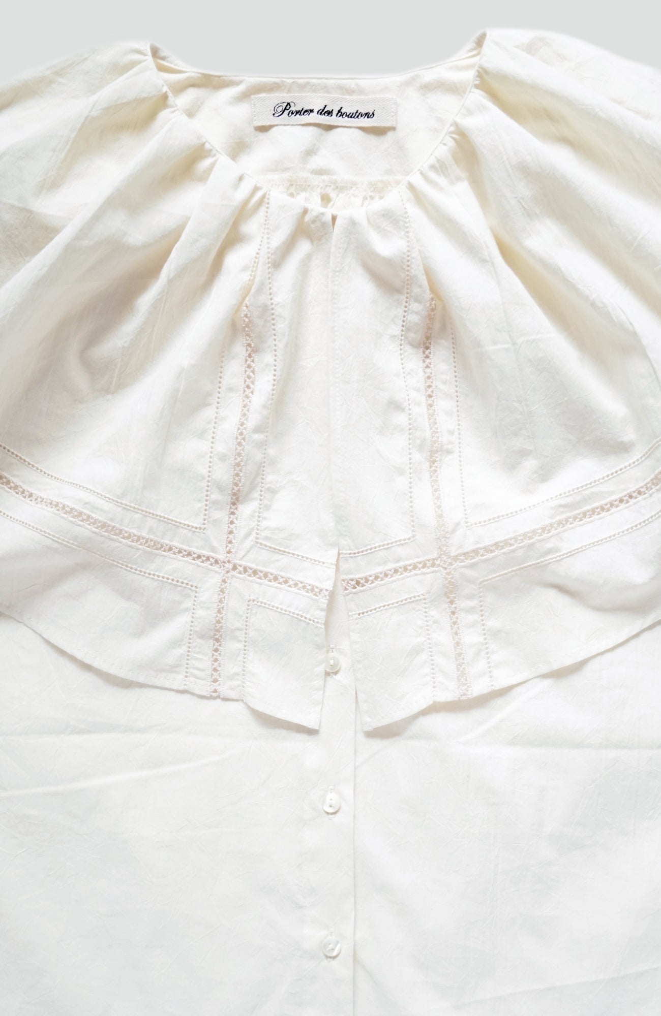 ワイドカラーブラウス(2026 Summer Collection)