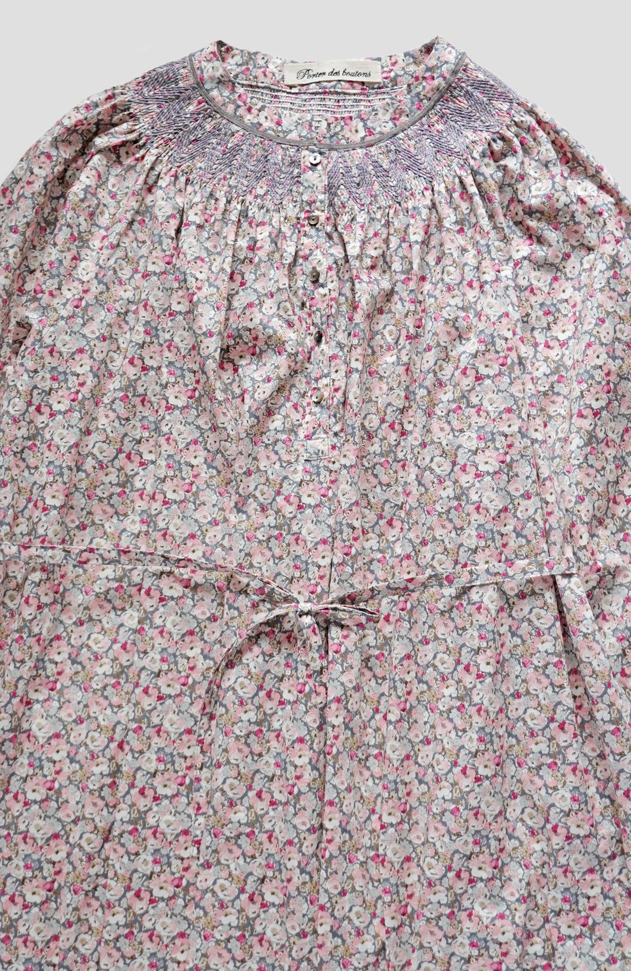 LIBERTY PRINTスモッキングドレス(2026 Autumn Collection)
