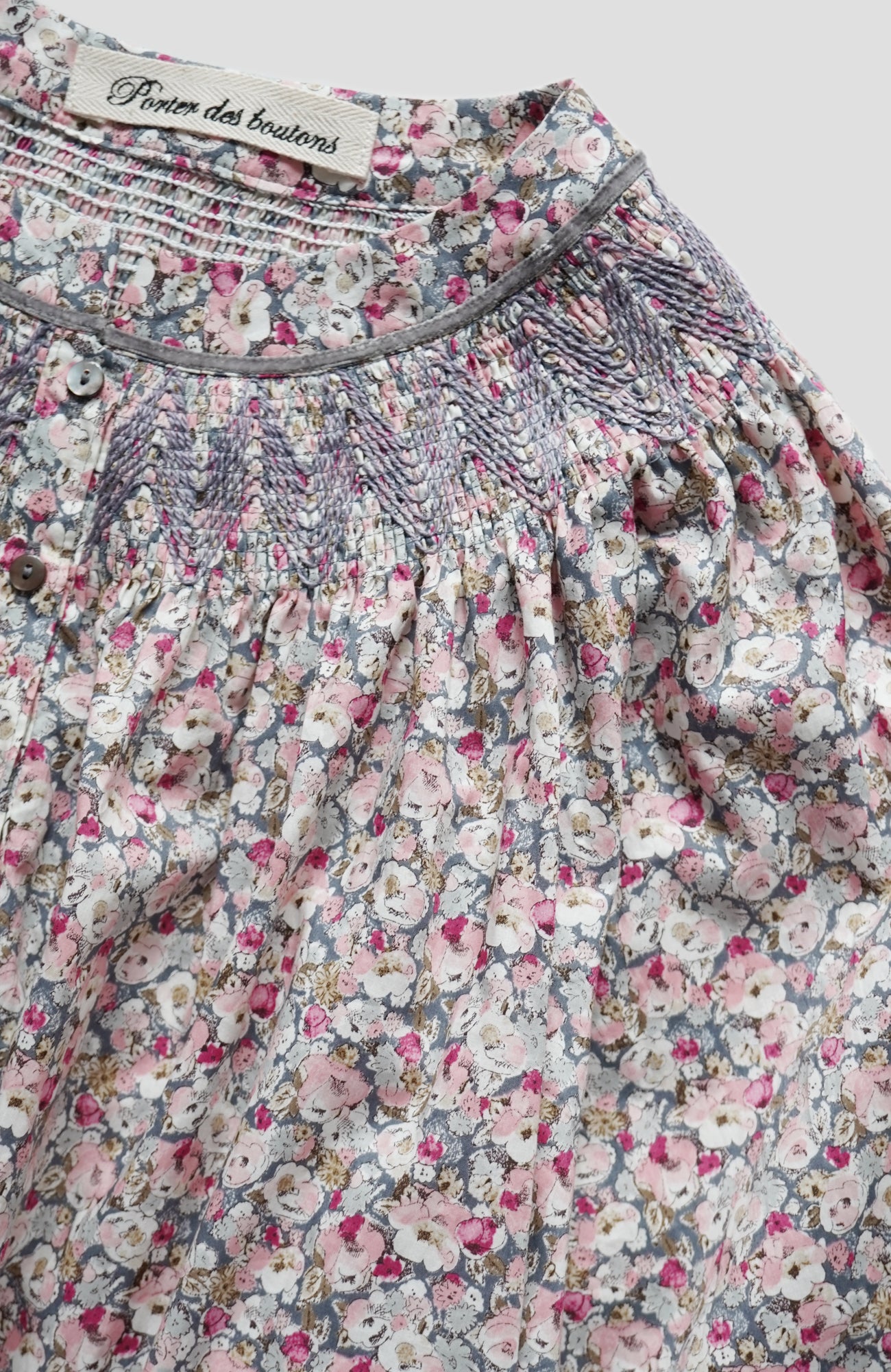 LIBERTY PRINTスモッキングドレス(2026 Autumn Collection)