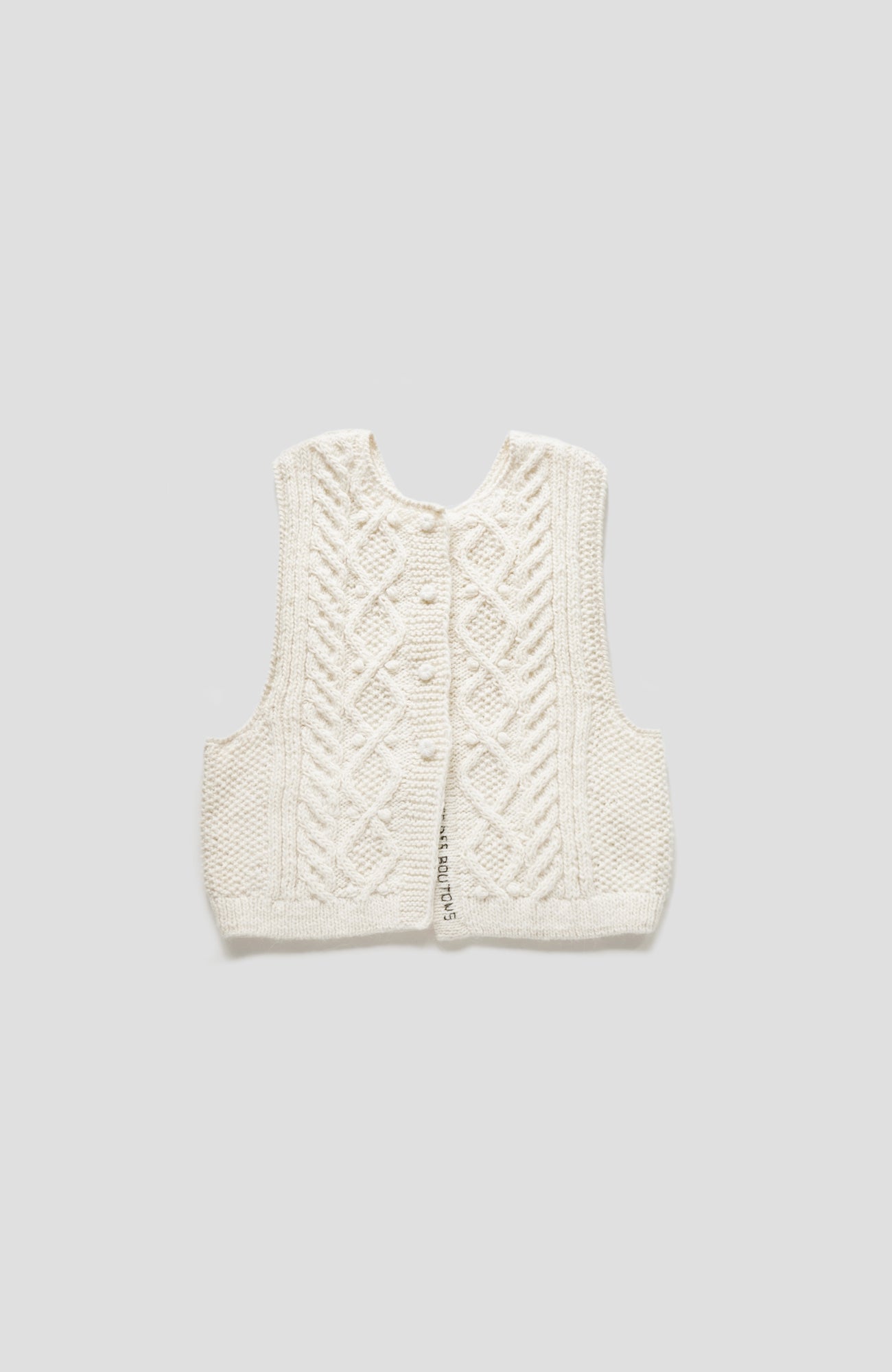 2wayアランハンドニットベスト(2026 Autumn Collection)