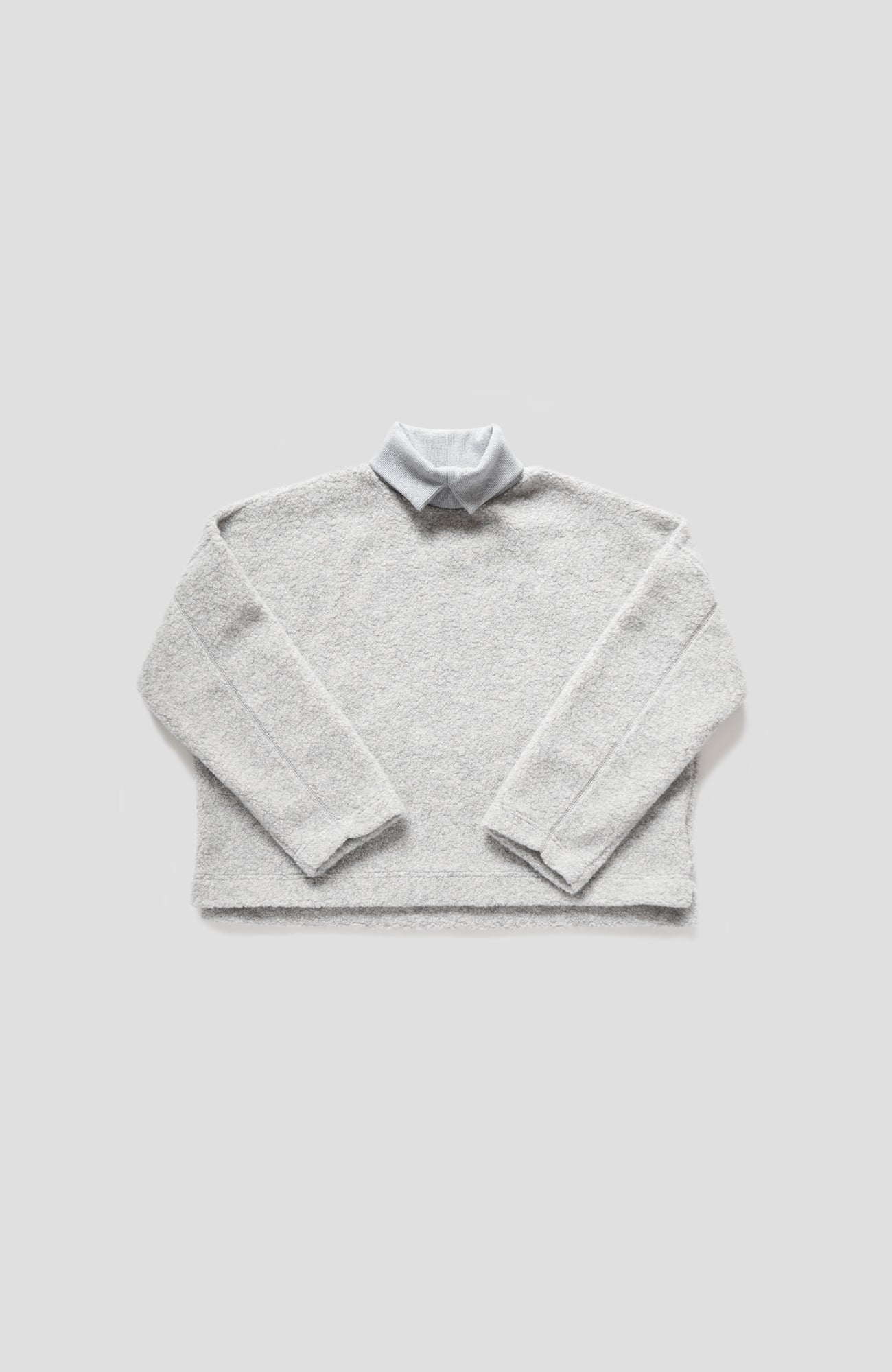 リブ襟ウールパイルプルオーバー(2026-2027 Winter & Pre-spring Collection)