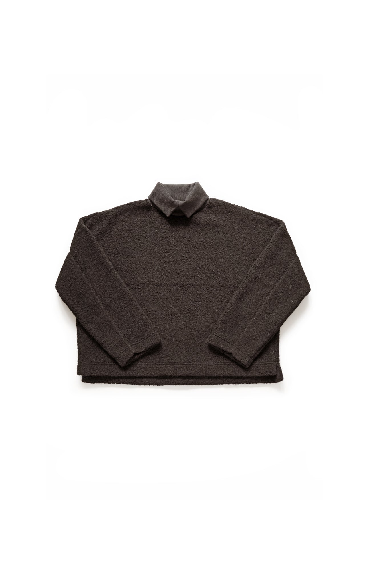 リブ襟ウールパイルプルオーバー(2026-2027 Winter & Pre-spring Collection)