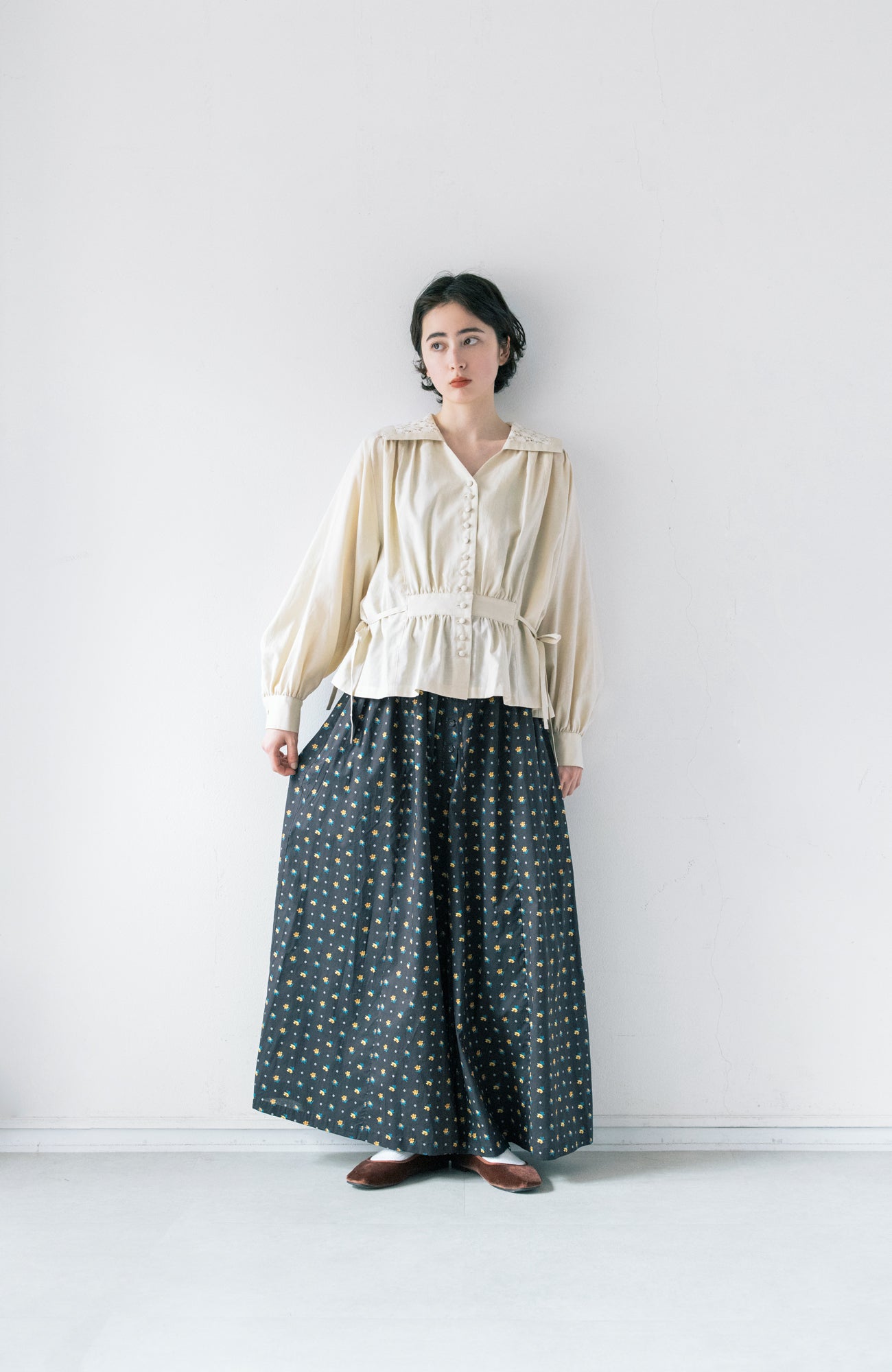 Lace Sailor Collar Blouse (2025 Autumn &amp; Winter Collection)